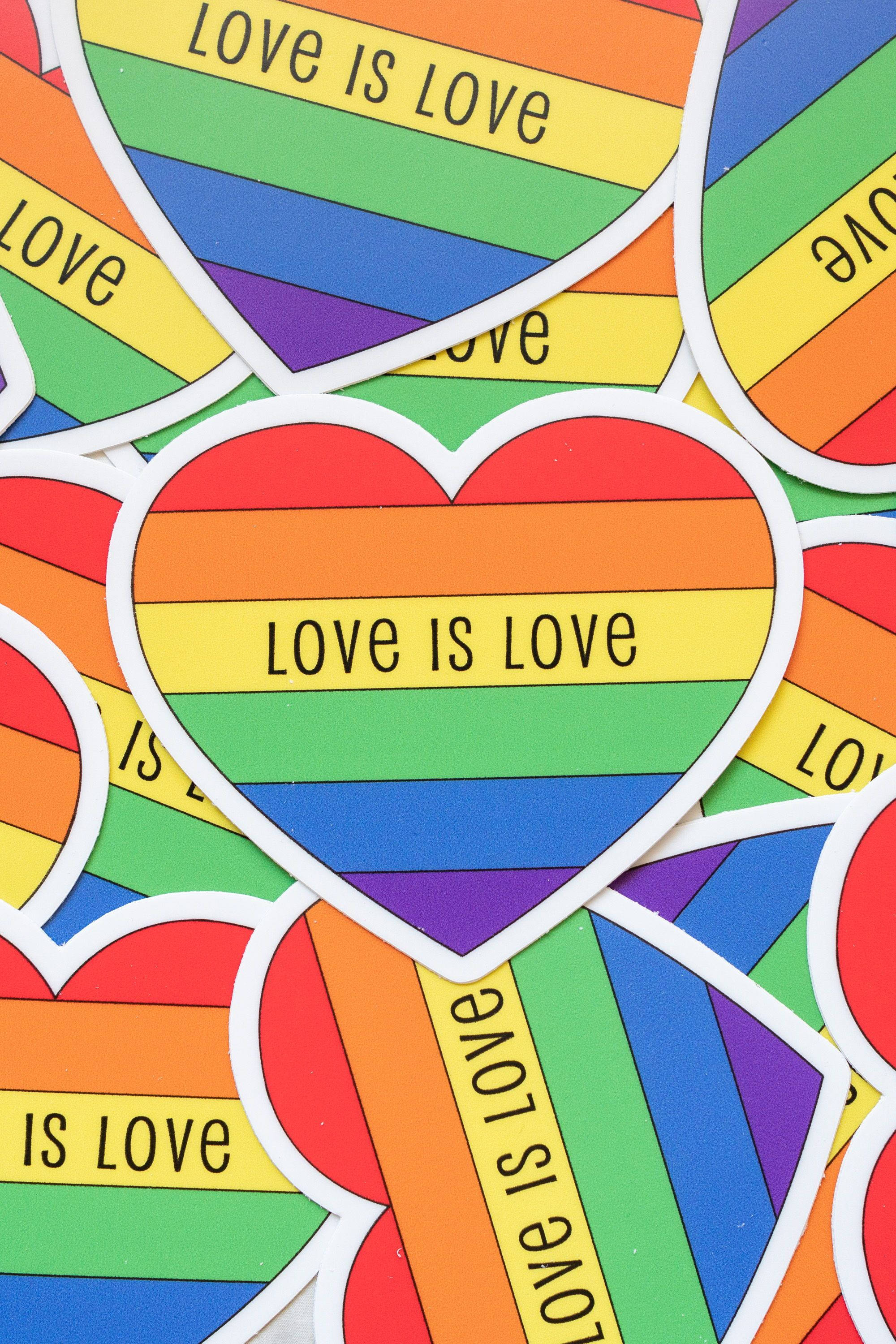 Liefde is Liefde Harte Muurpapier