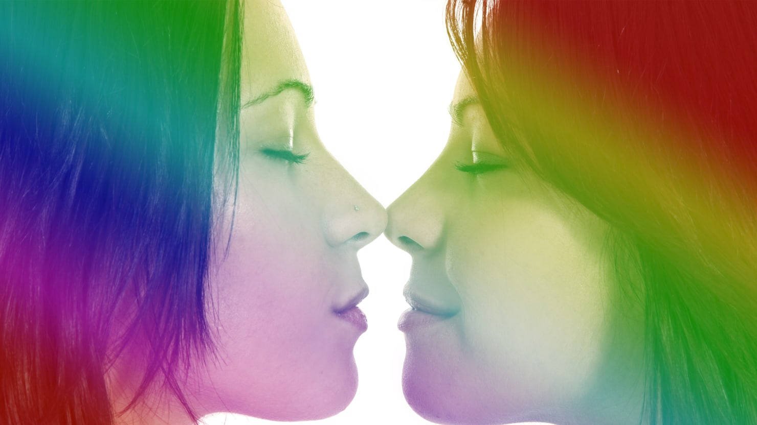 Liefde is Liefde LGBTQ-Paartjie Muurpapier
