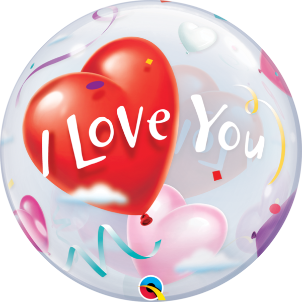 Liefde Jy Hart Ballon Muurpapier