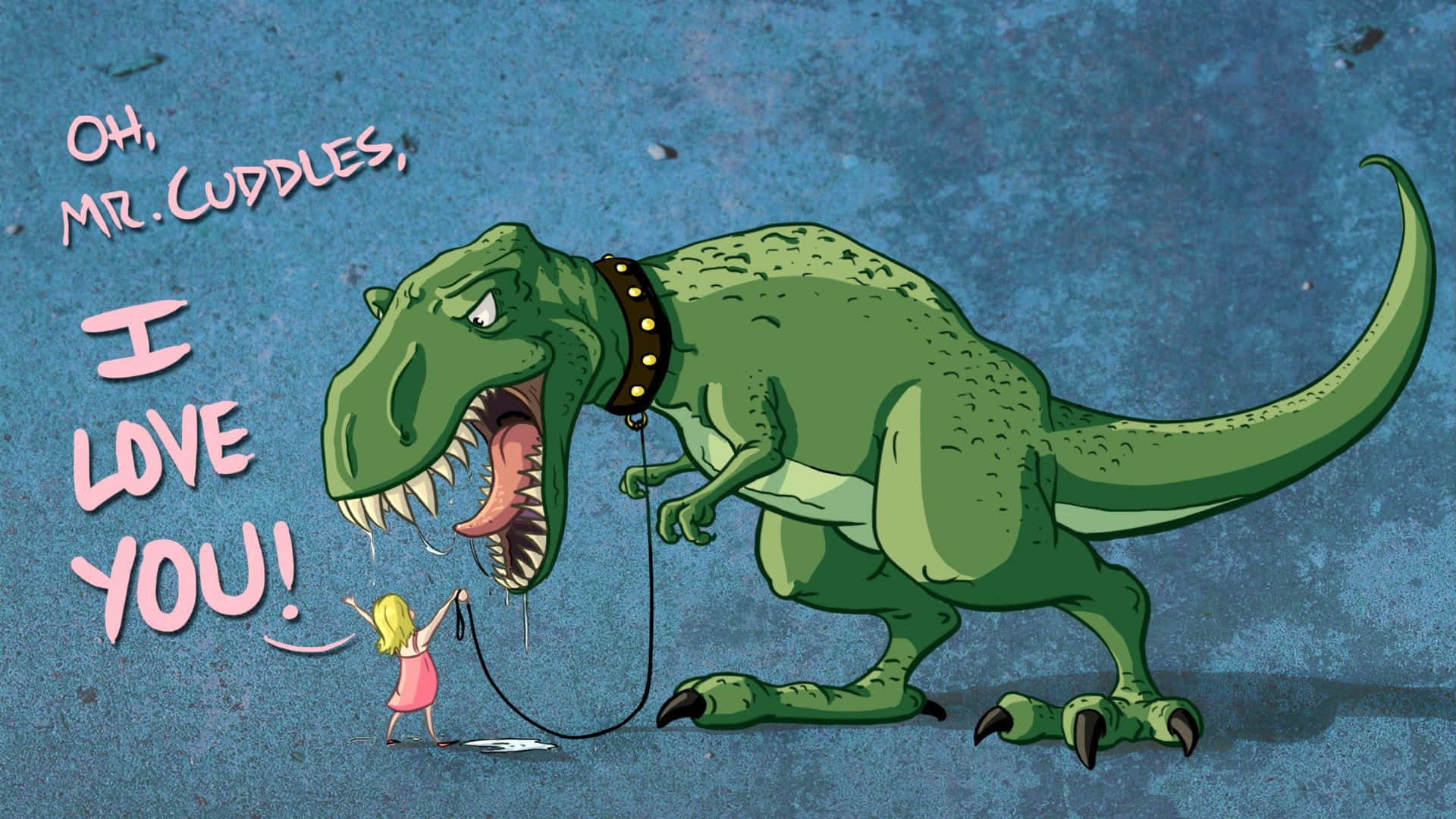 Lieflike Dinosourusvriende Geniet 'n Pretdag Muurpapier