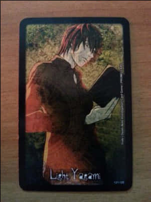 Light Yagami Anime-versamelkaart Muurpapier