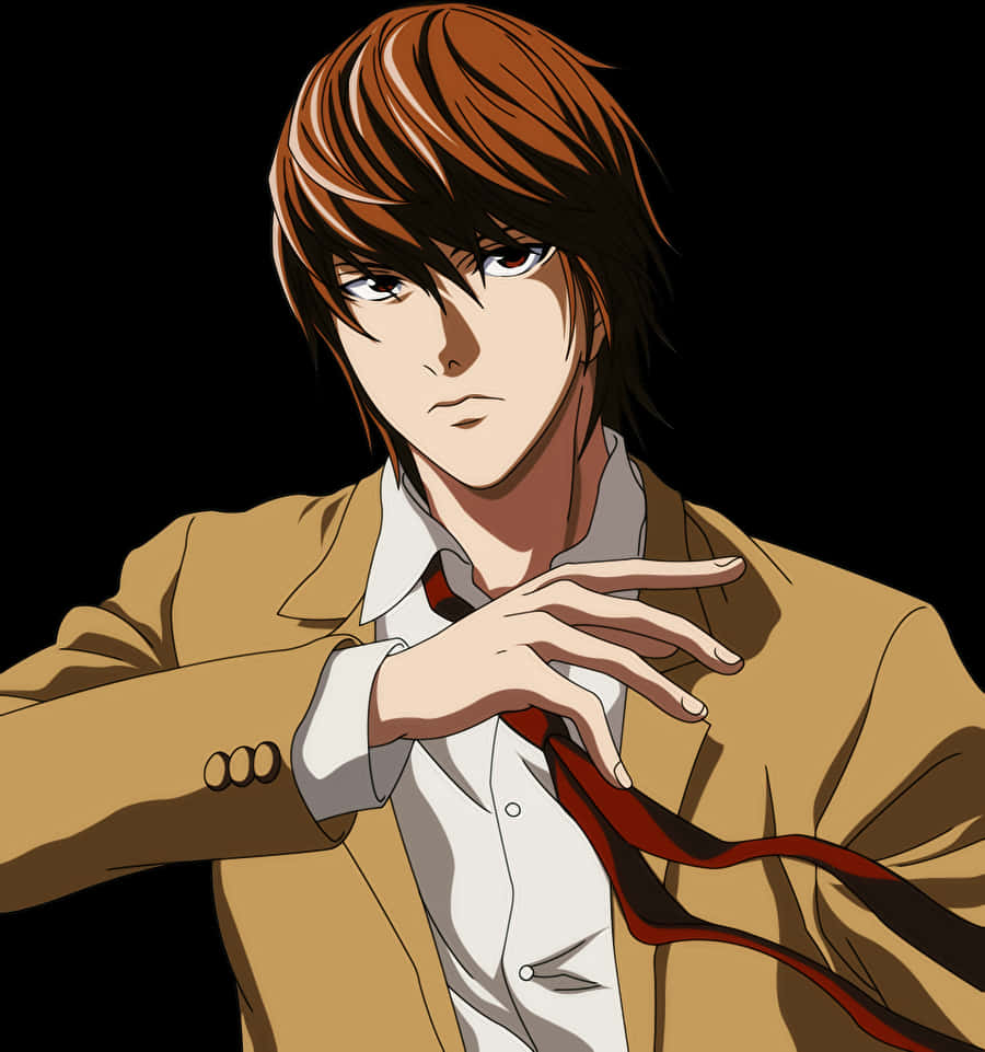 Light Yagami Death Note Karakter — Oulik anime GIF Muurpapier