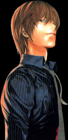 Light Yagami Profiel Kuns Muurpapier