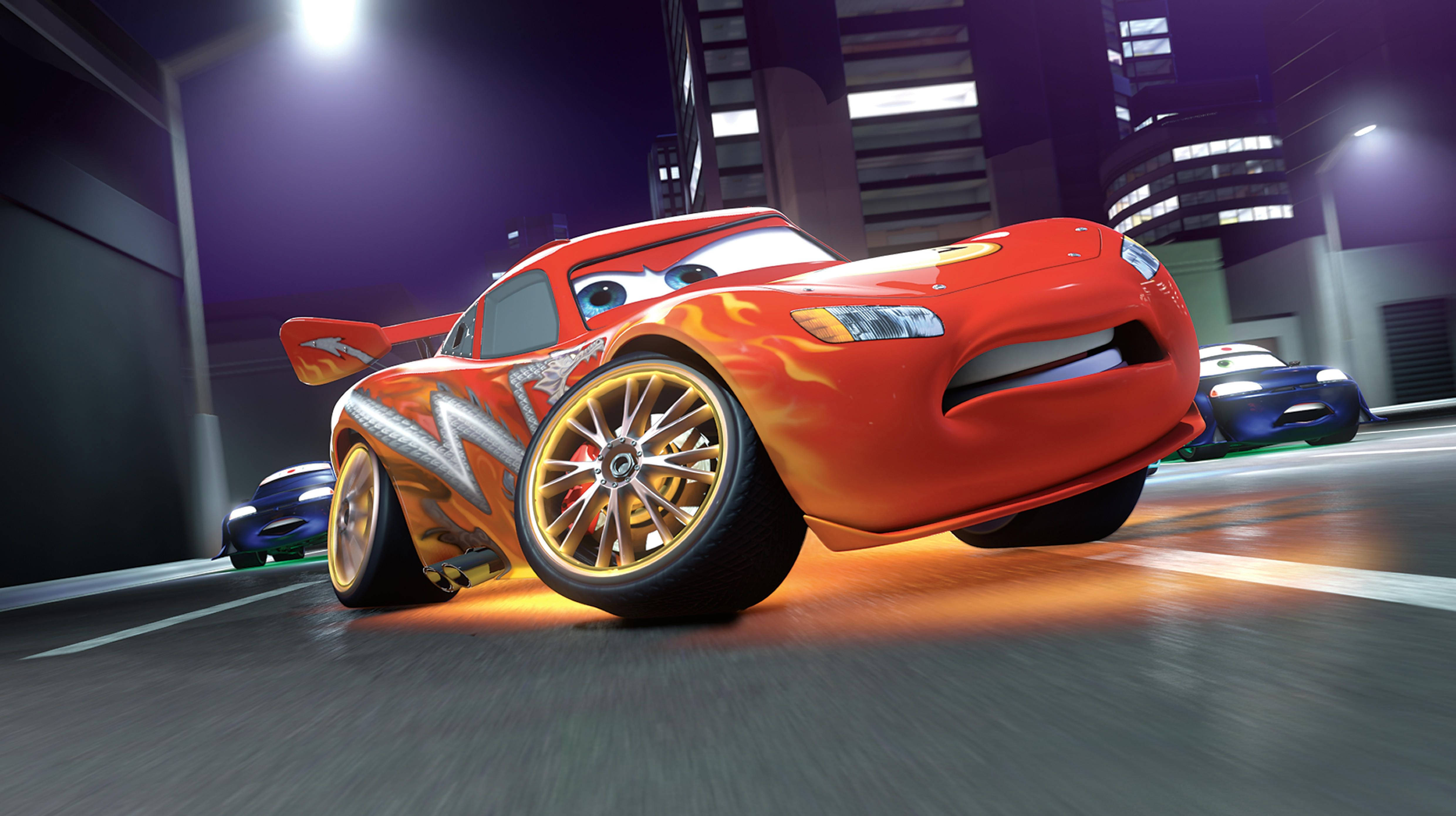 Lightning McQueen Disney 4K Ultra Wye Resies Muurpapier