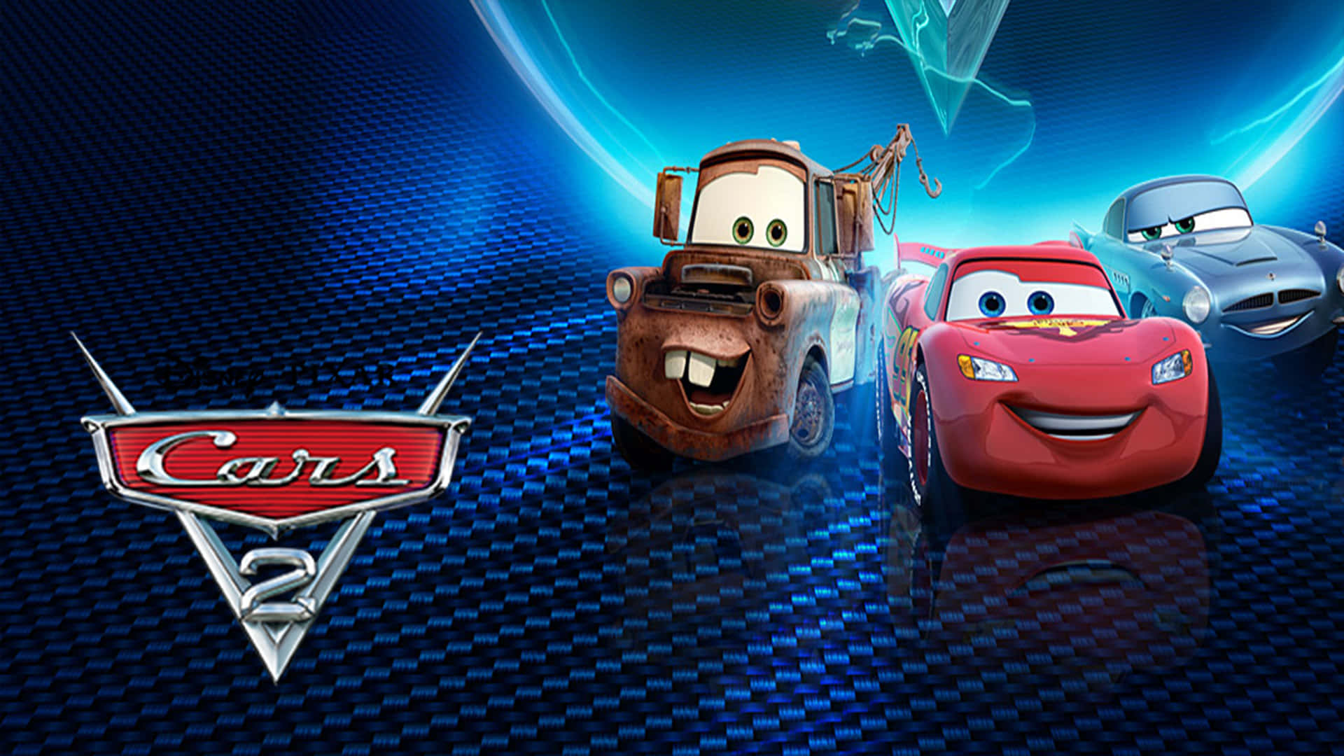 Lightning McQueen trotseer die kanse by Tokio Internasionale Renbaan Muurpapier