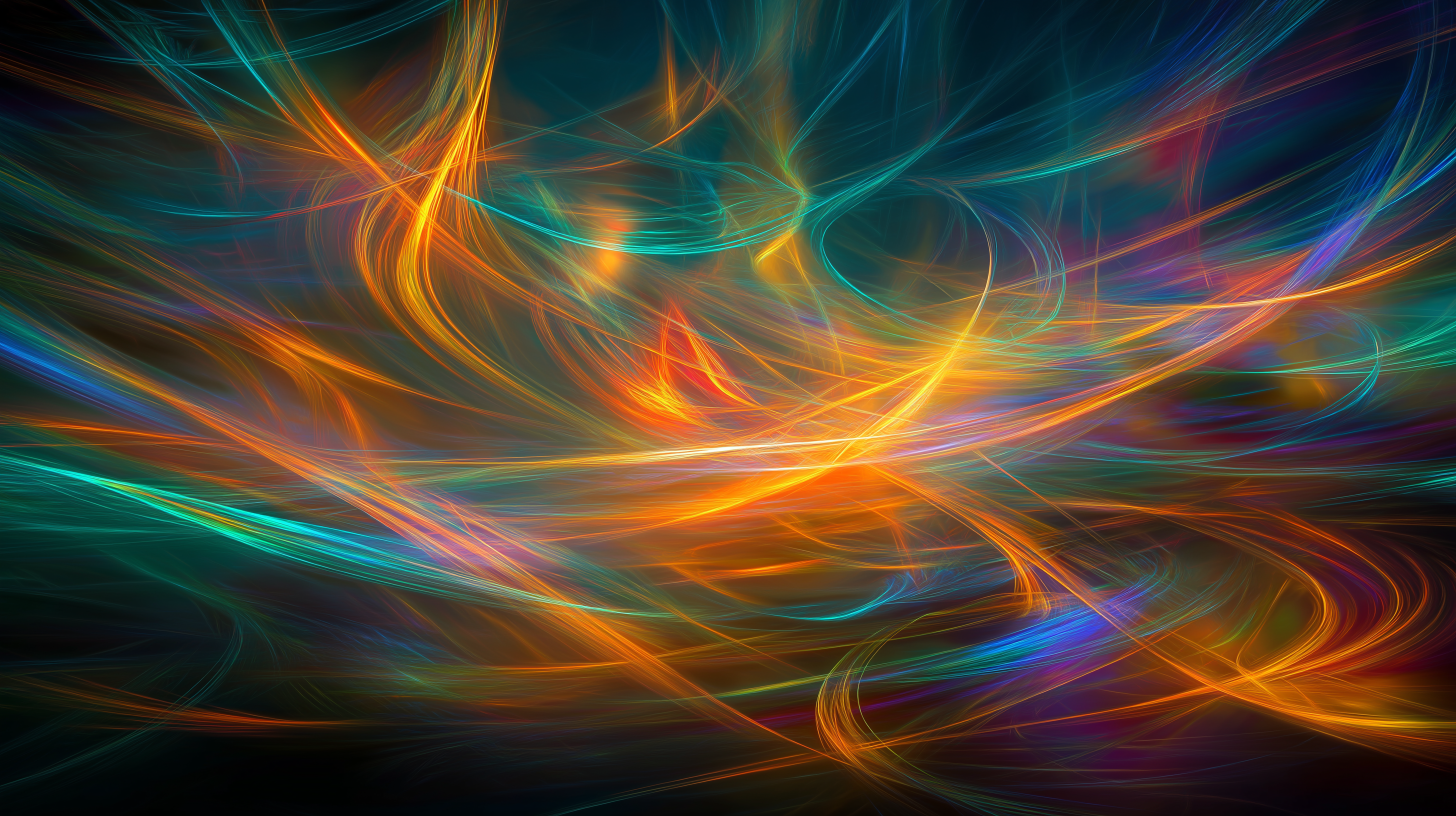 Ligte Dans op Water Muurpapier