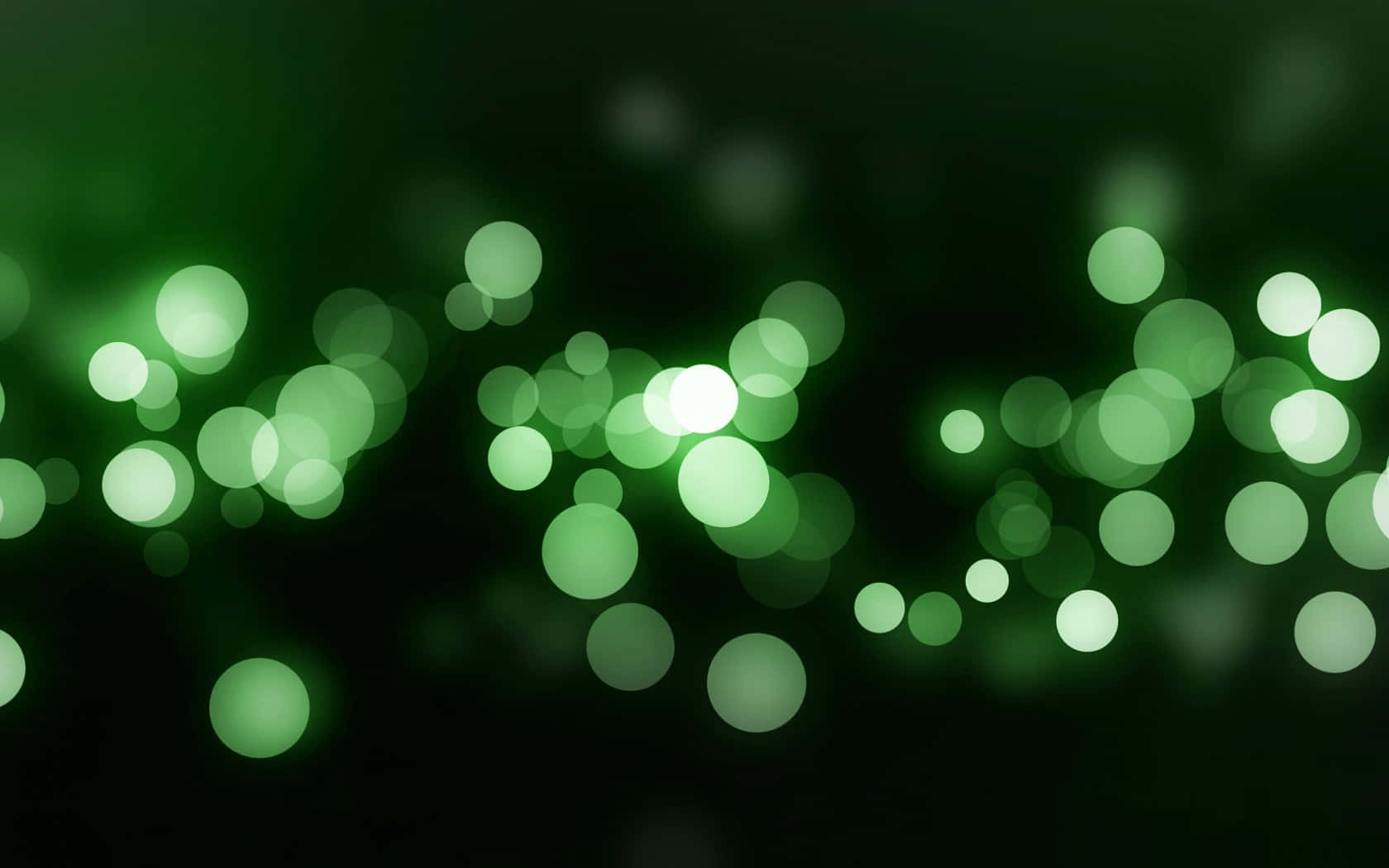 Ligte Groen Bokeh Effekte Agtergrond Muurpapier
