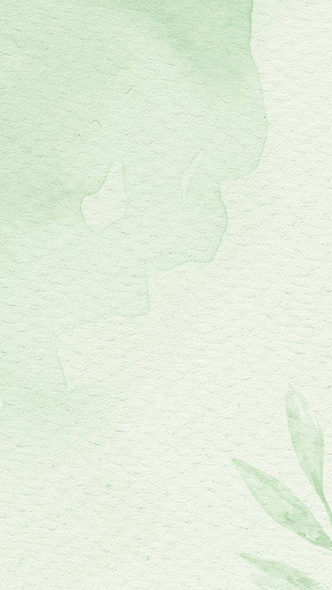 Ligte Groen Esteties Sagte Waterverf Muurpapier