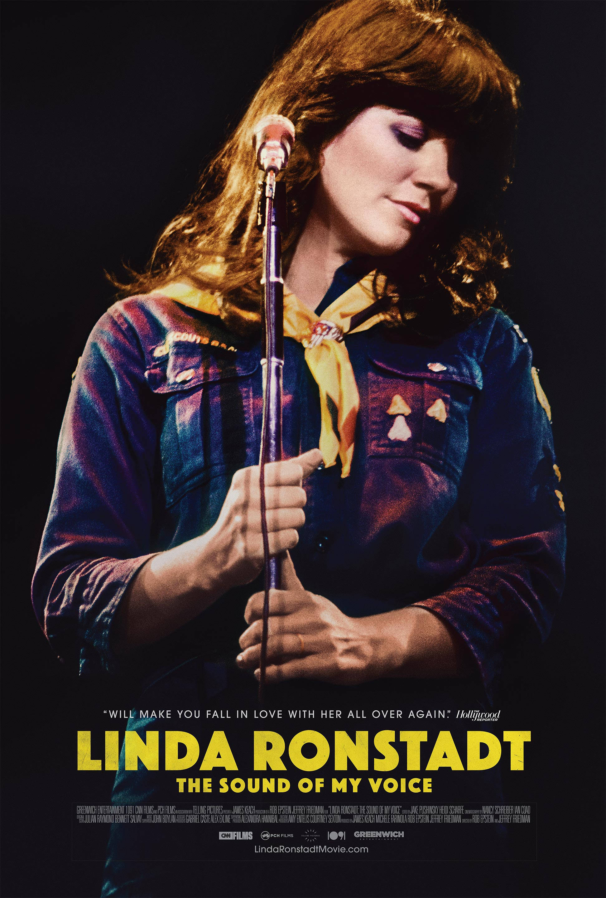 Linda Ronstadt-plakkaatontwerp Muurpapier