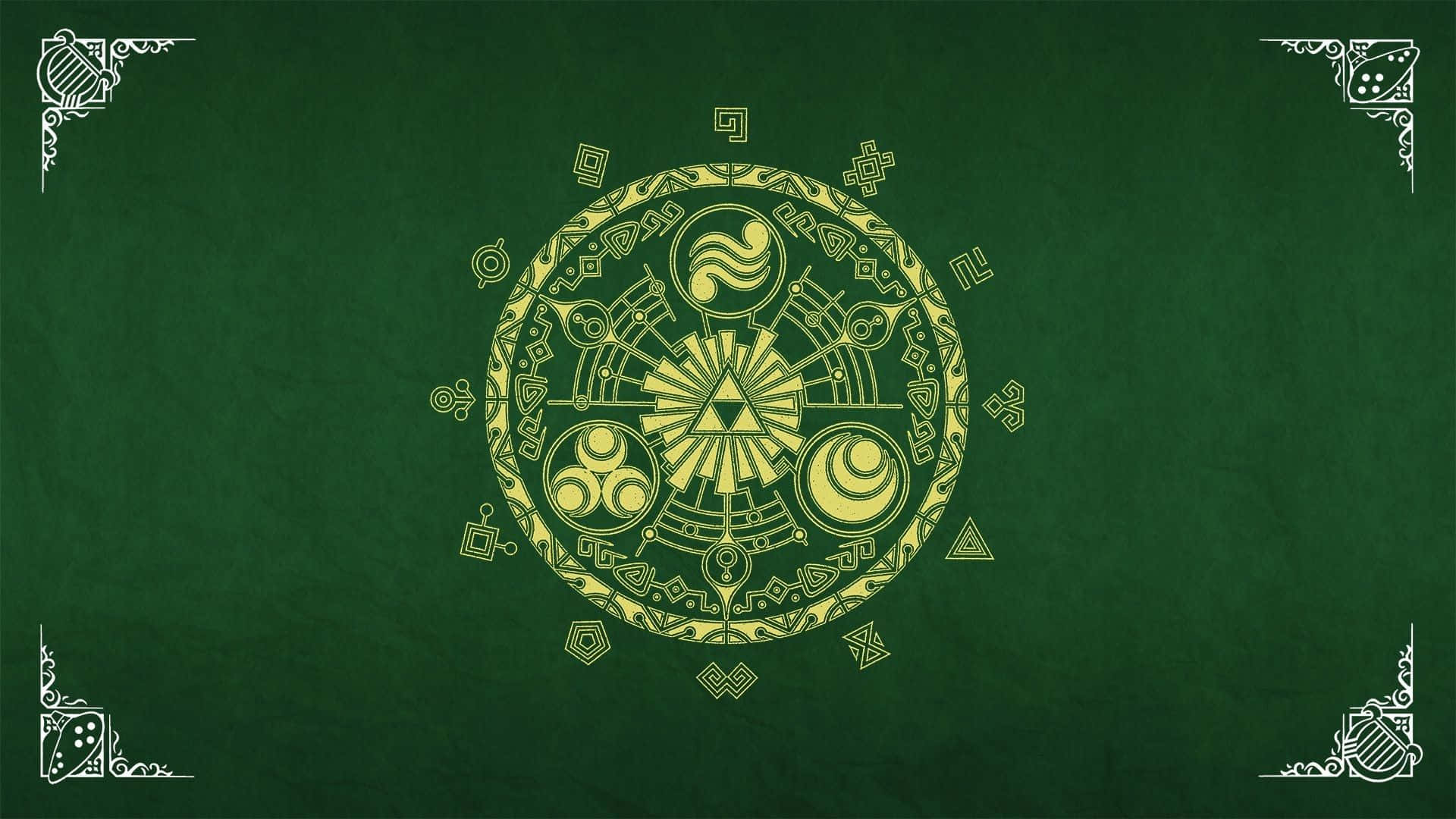 Link gereed om sy vyande in die wêreld van The Legend Of Zelda te trotseer Muurpapier