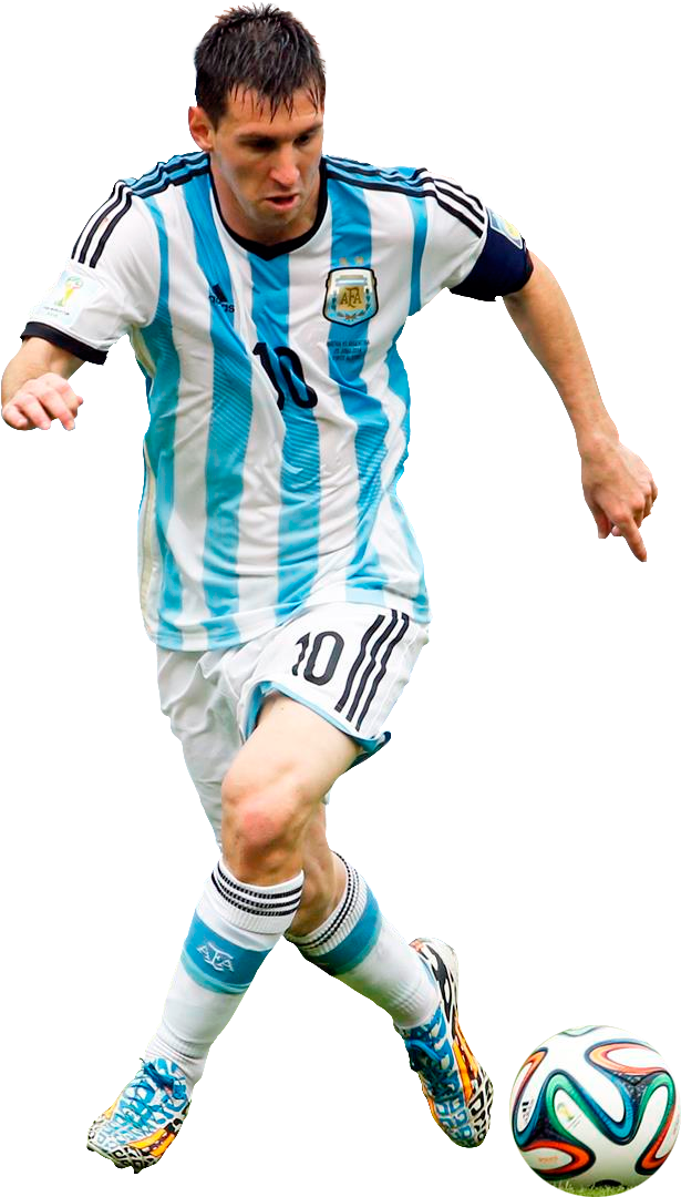 Lionel Messi Argentinië Balbeheer Muurpapier