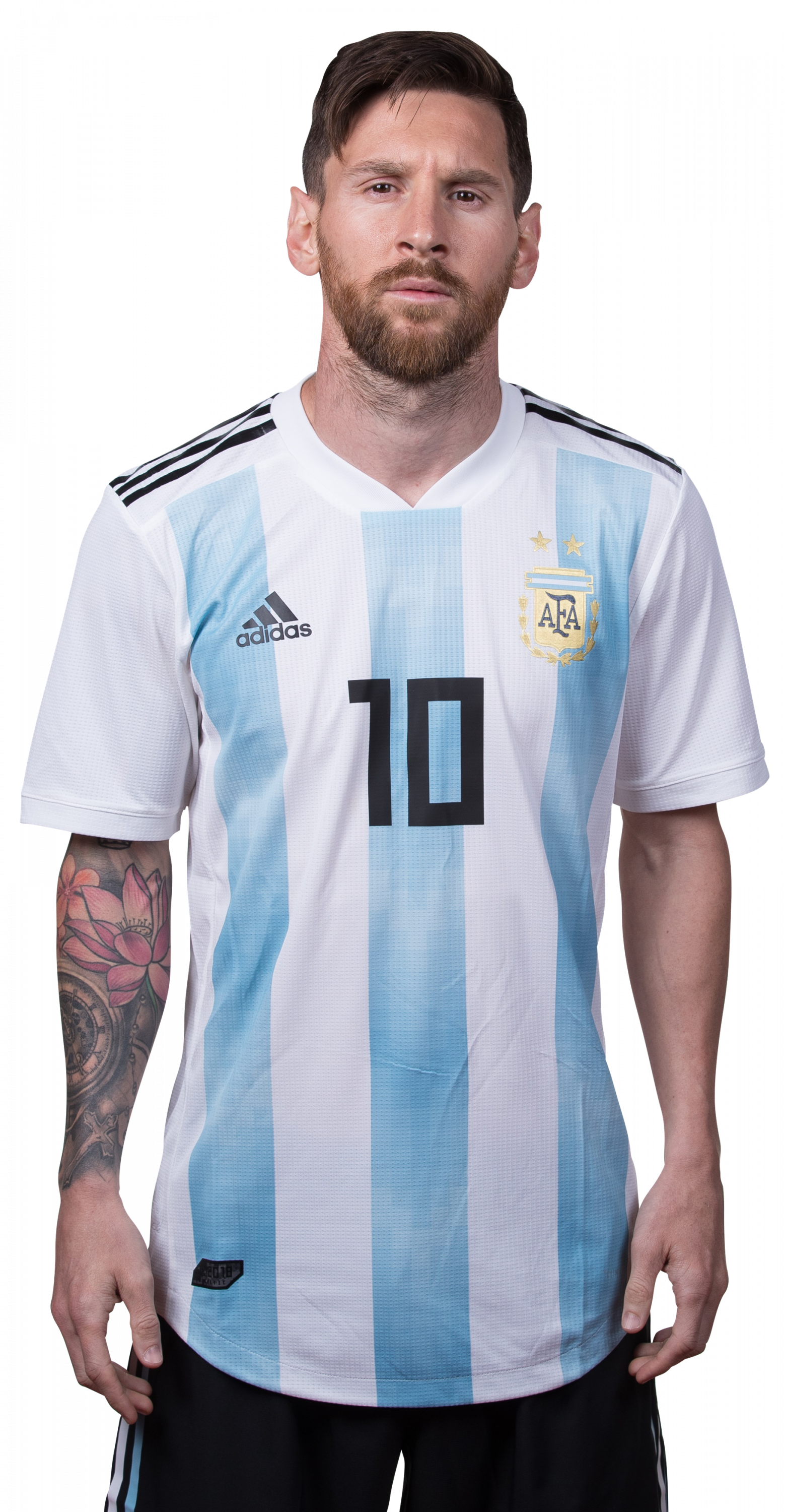Lionel Messi Argentinië-hemp Portret Muurpapier