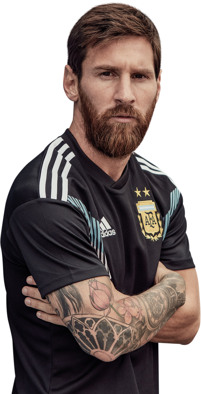 Lionel Messi Argentinië-trui Posisie Muurpapier