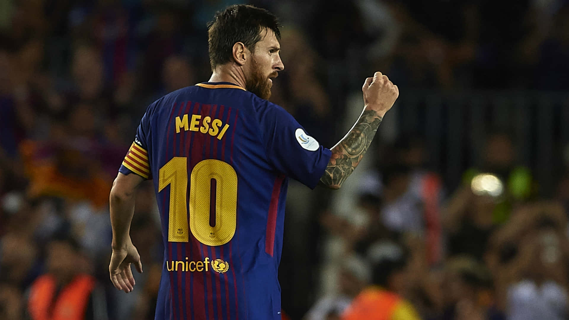 Lionel Messi – Die Koning van Sokker Muurpapier