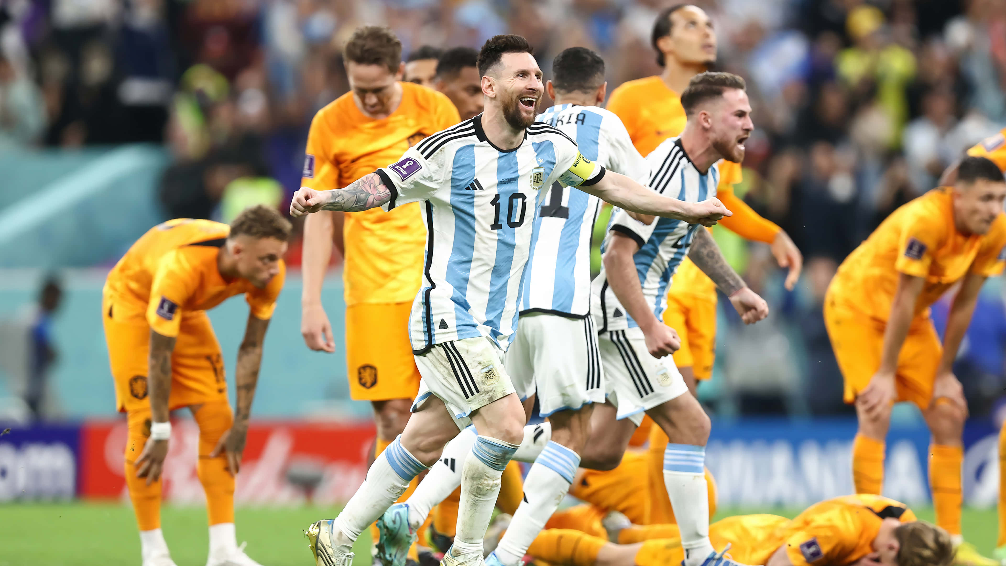 "Lionel Messi is die GOAT" Muurpapier