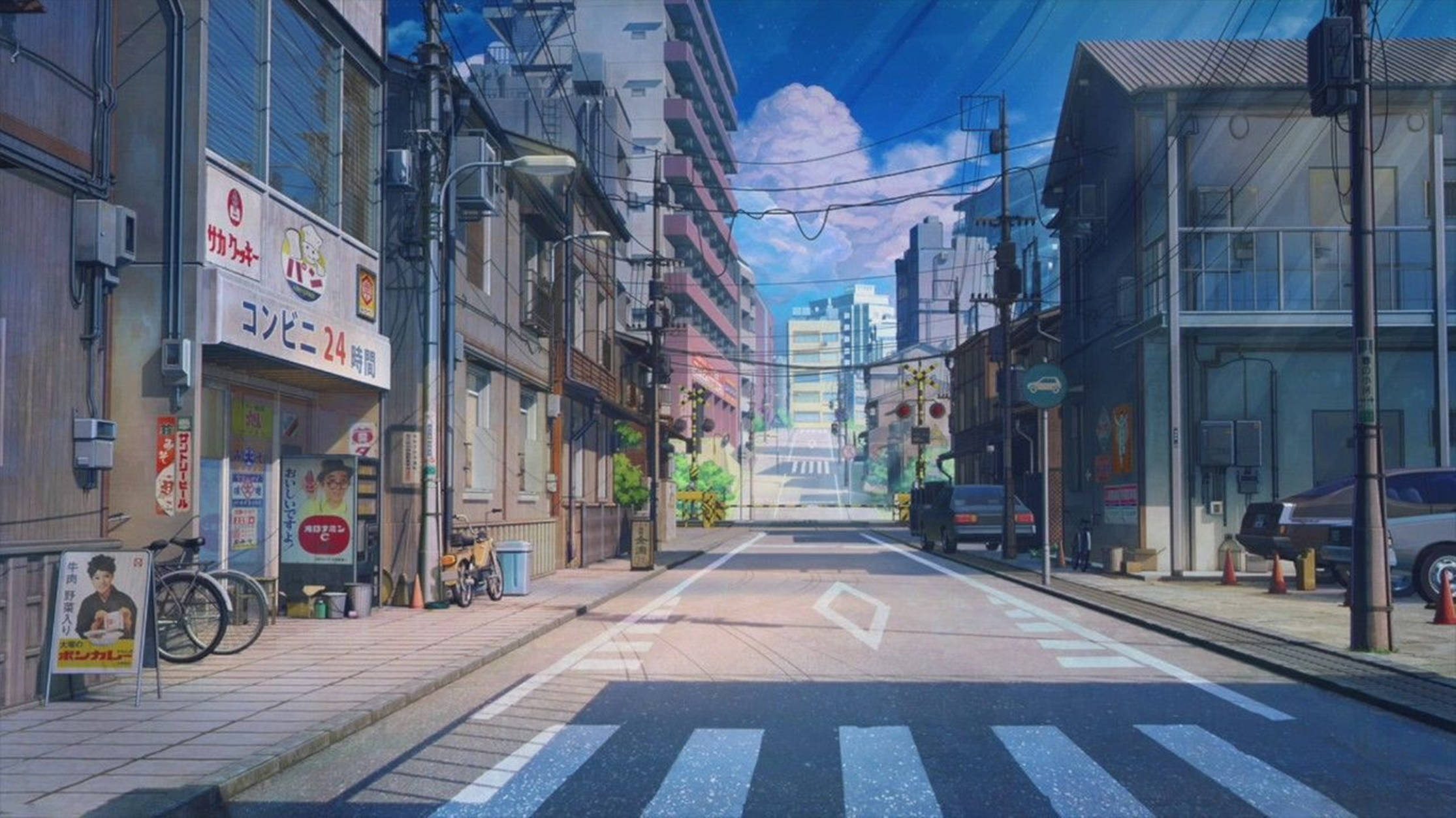 Lo Fi Anime Tokio Japan Straat Muurpapier