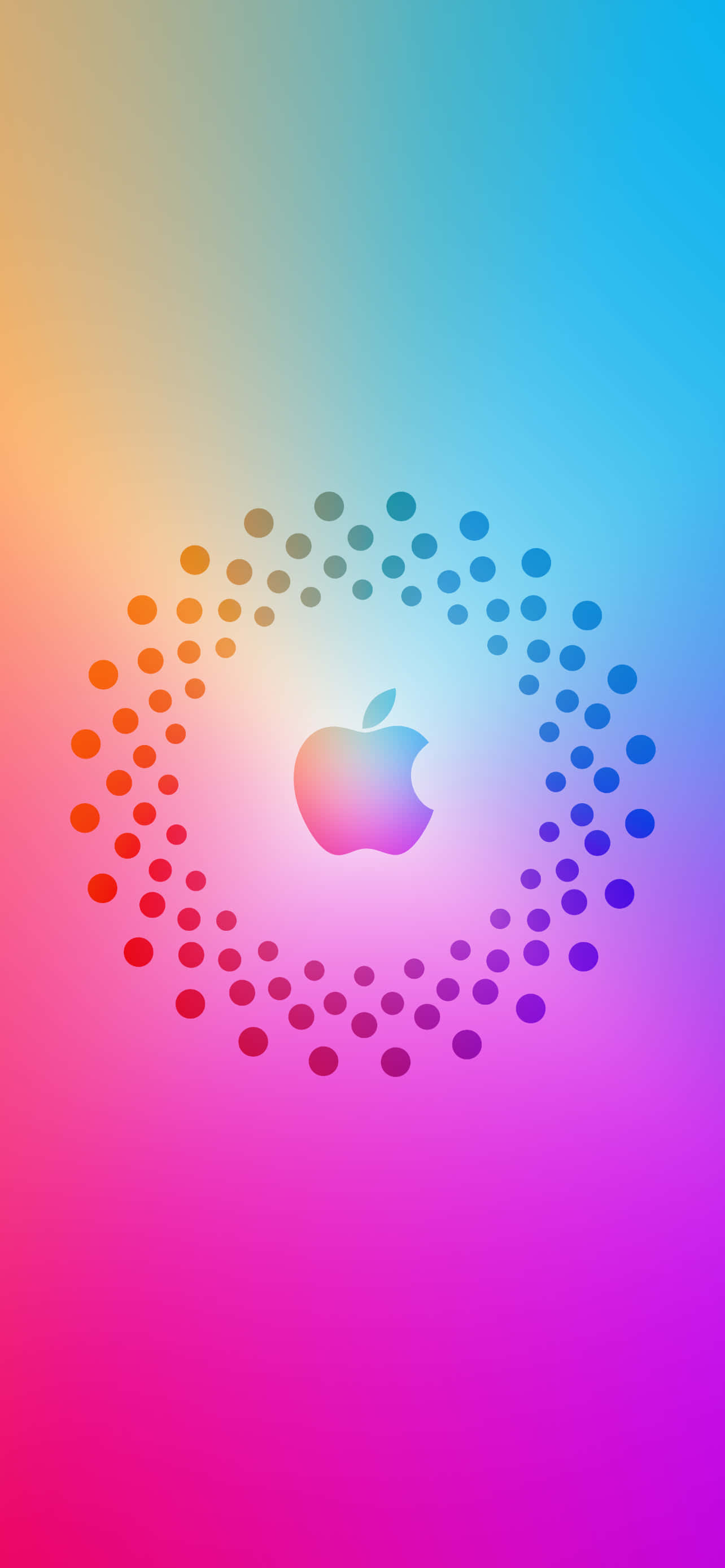 Logo Met Kolle Wonderlike Apple HD iPhone Muurpapier