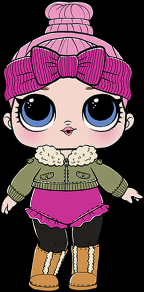 Lol Dollin Winter Drag Muurpapier