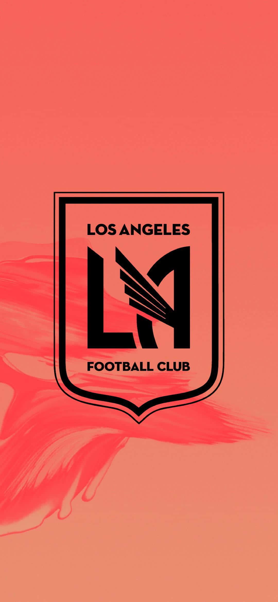 Los Angeles FC Pienk Digitale Fan Kuns Muurpapier