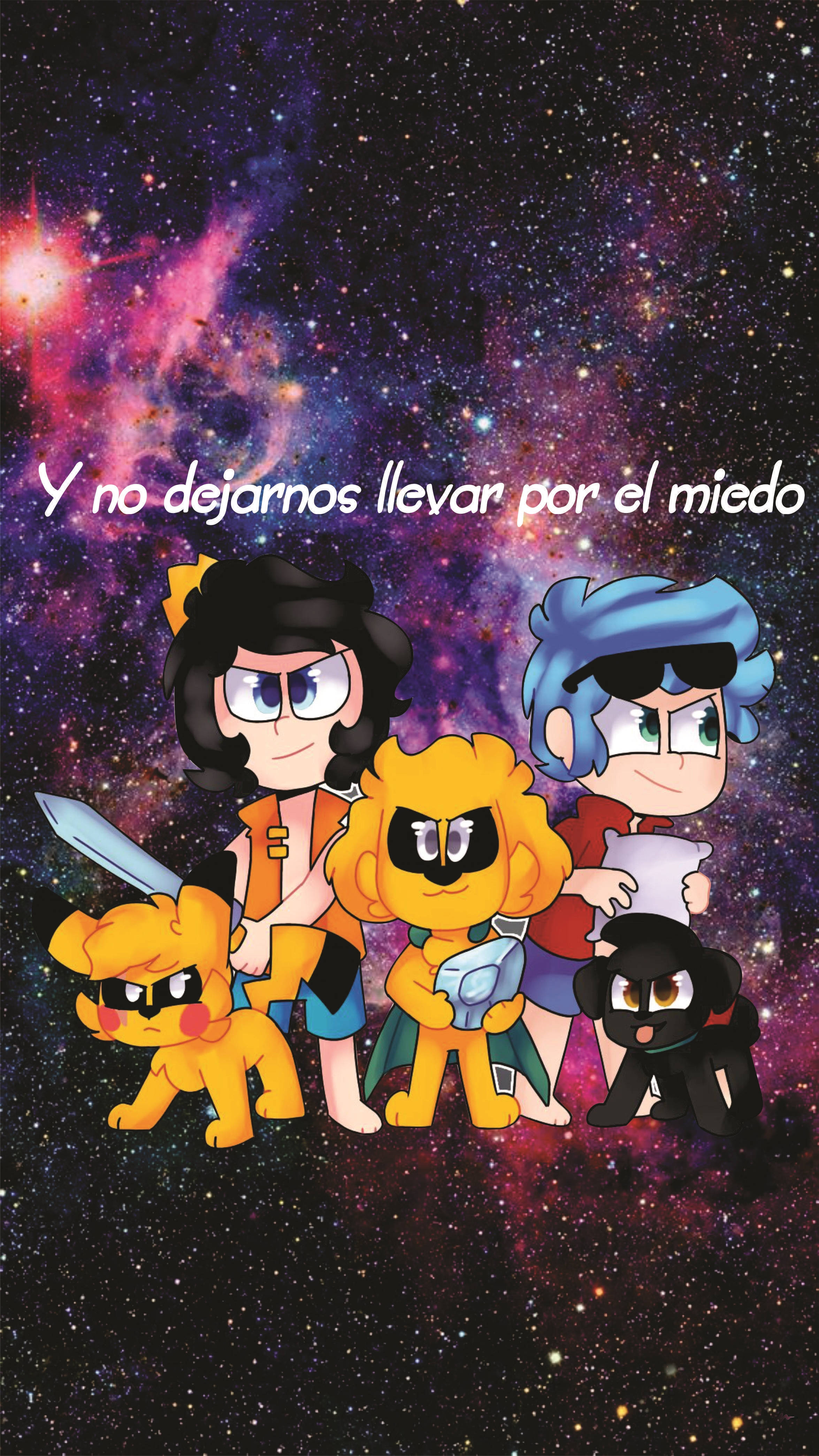 Los Compas Videospeletjie Galaxy Muurpapier