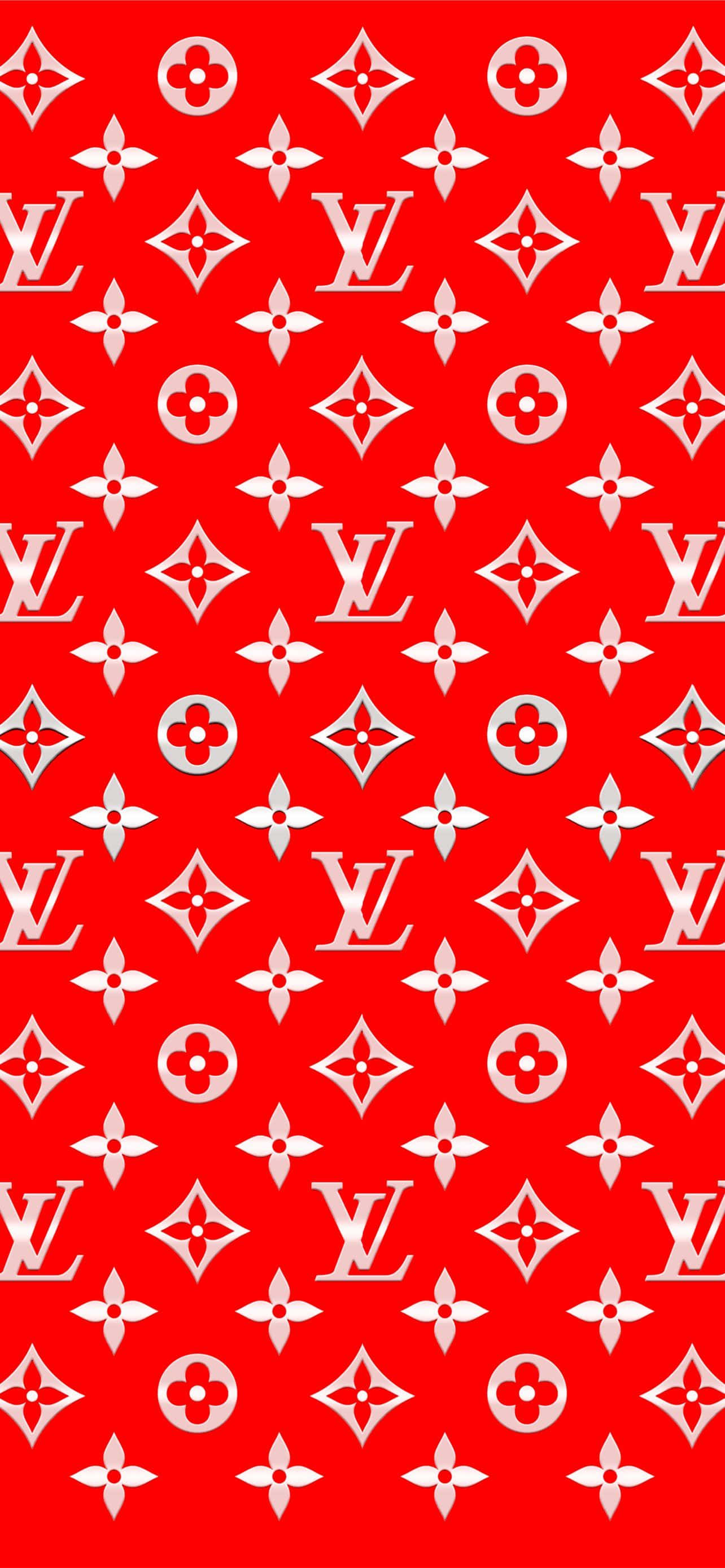 Louis Vuitton se ikoniese patroon. Muurpapier