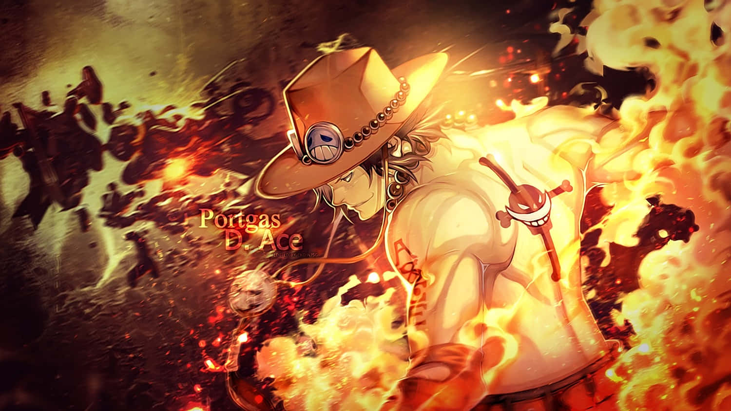 Luffy en die Strooihoed-pirate klim na nuwe hoogtes Muurpapier