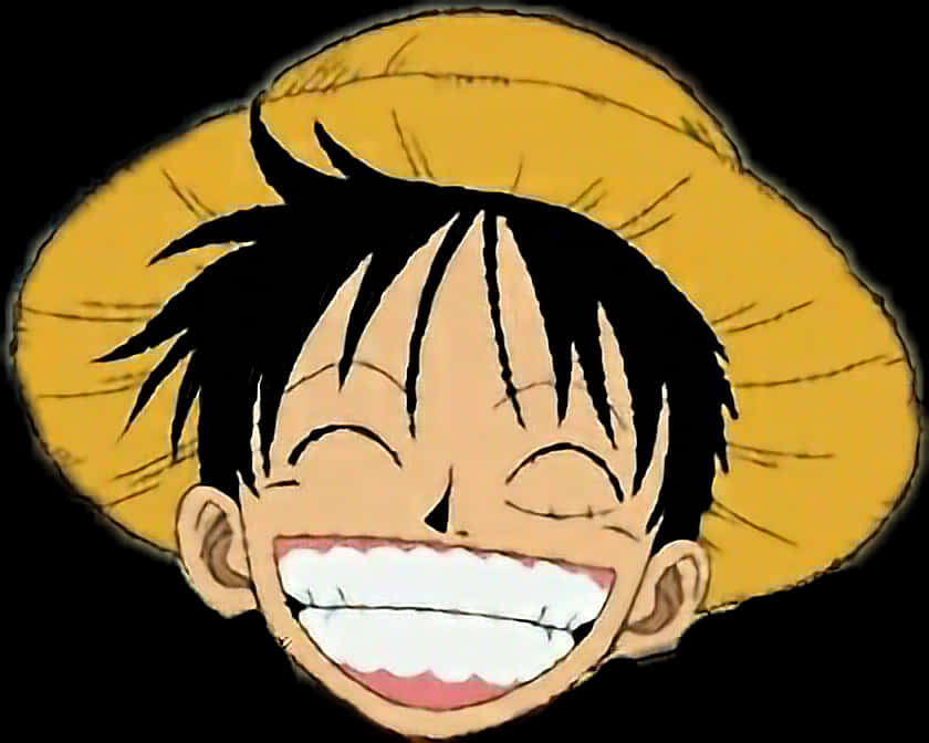 Luffy Lagende Portret Muurpapier