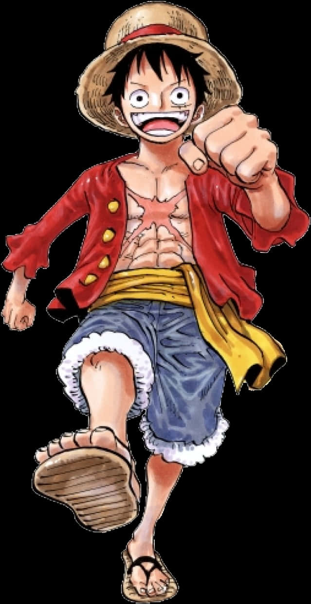 Luffy One Piece Anime Karakter Muurpapier