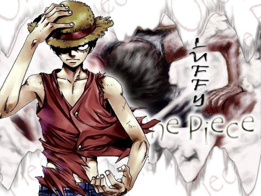 Luffy One Piece Seerower Muurpapier