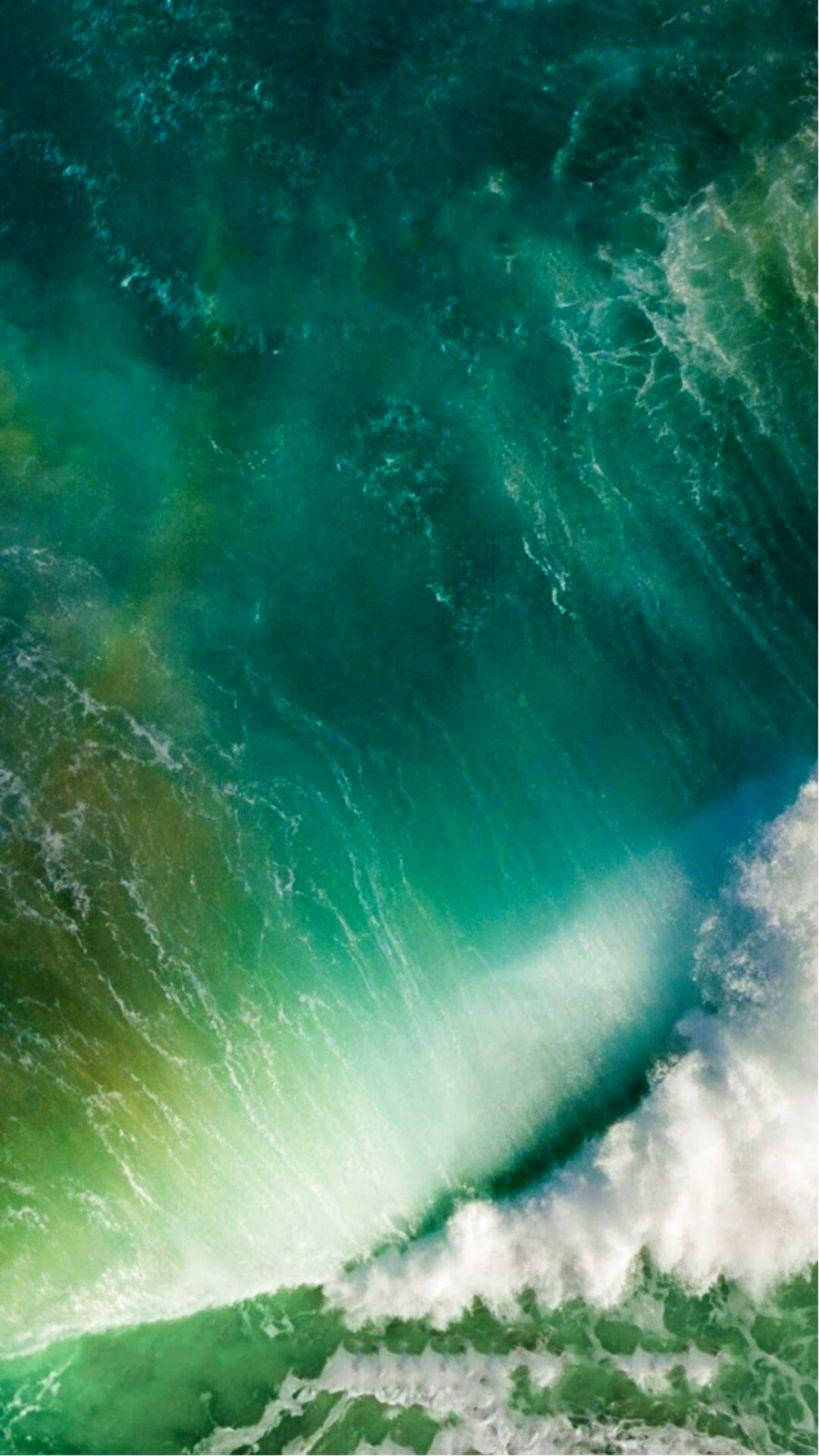 Lugskoot van Watervalle iOS 7 Muurpapier