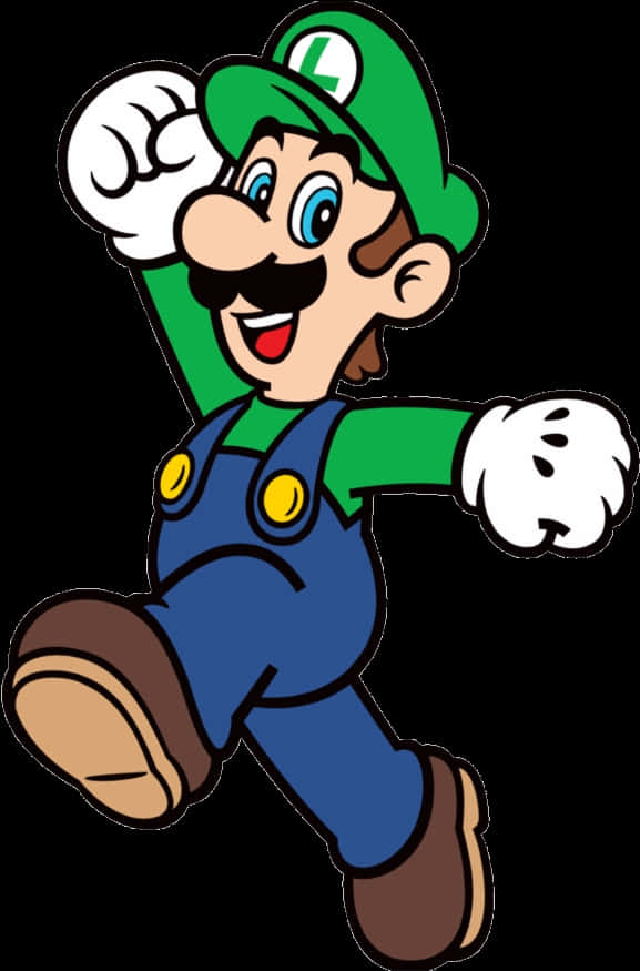 Luigi in Aksie Muurpapier