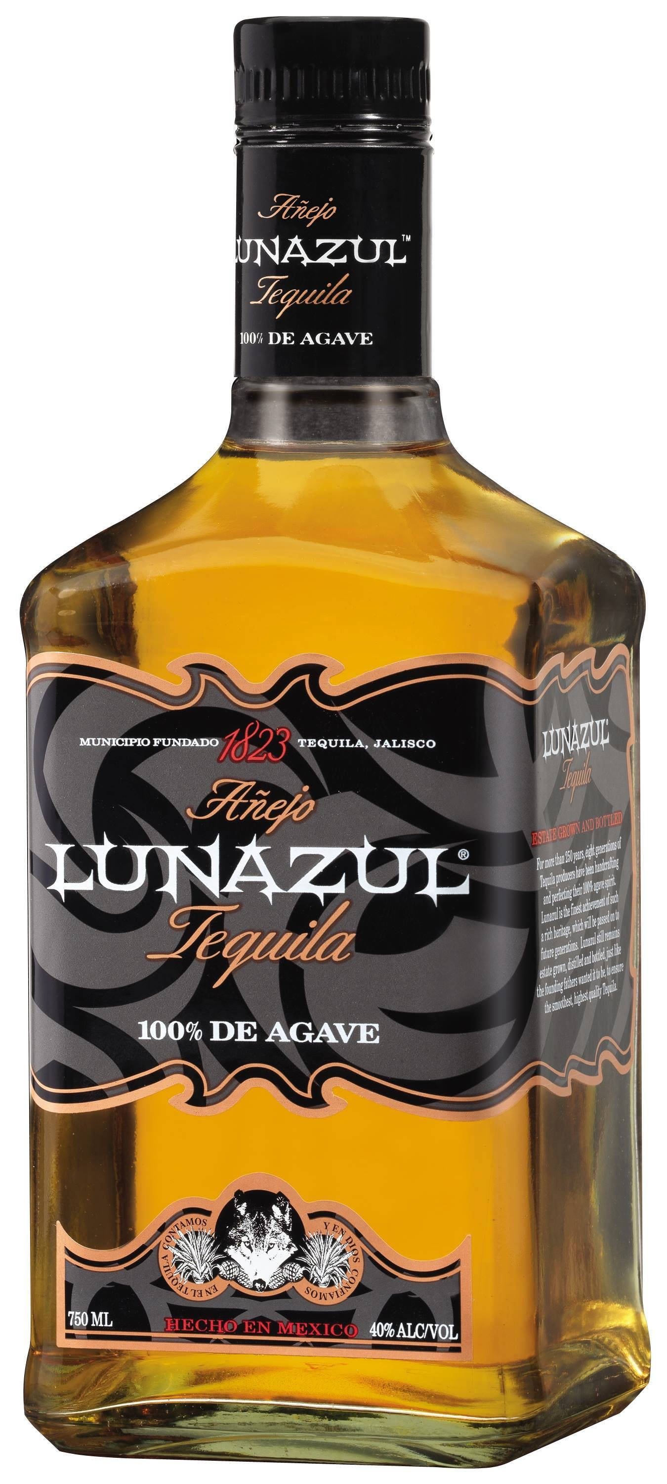 Lunazul Añejo 100% Agave Tequila Muurpapier