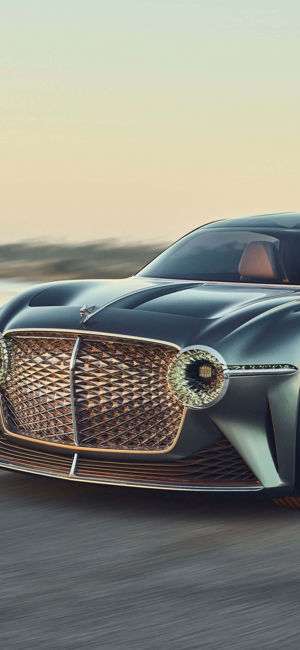 Luukse - iPhone XS Max in 'n Bentley Muurpapier