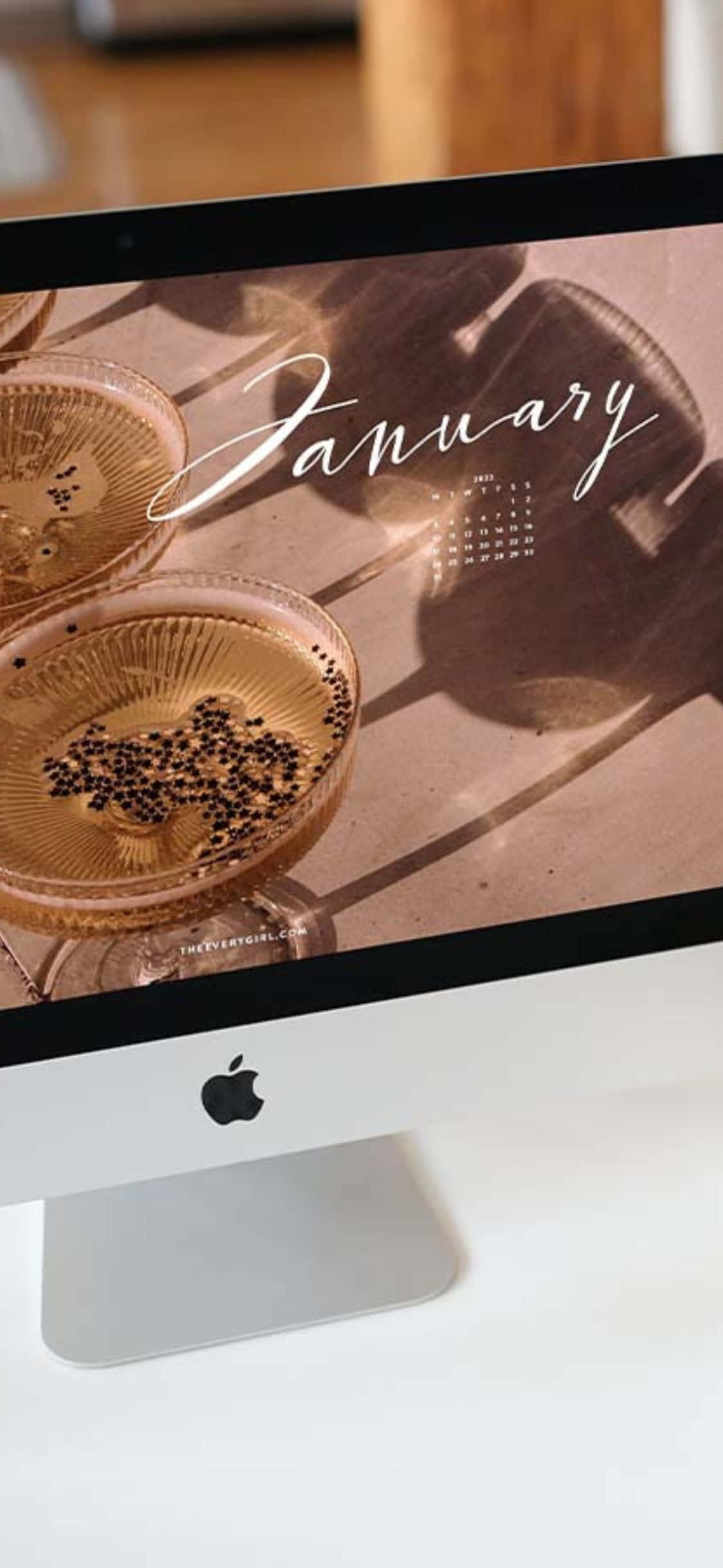 Lyf goed met iPhone XS Monitor Agtergrond Muurpapier