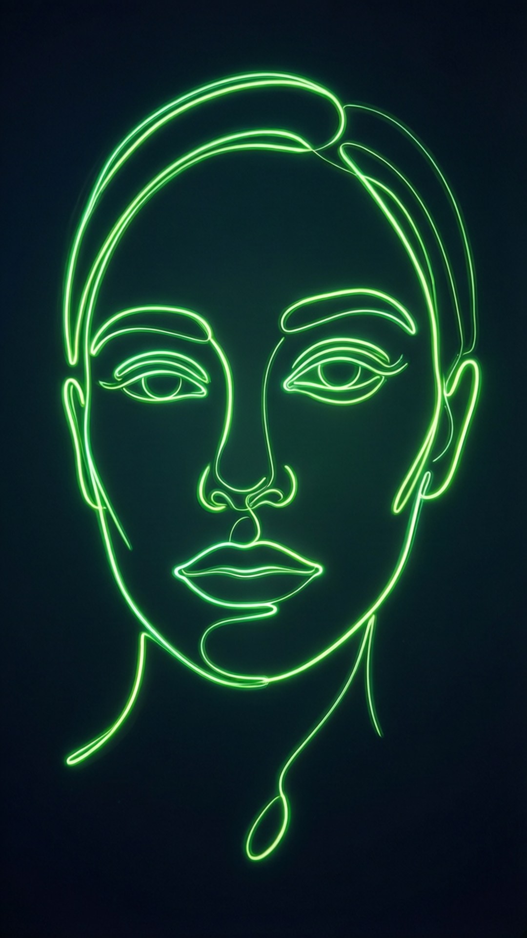 Lynportret Muurpapier