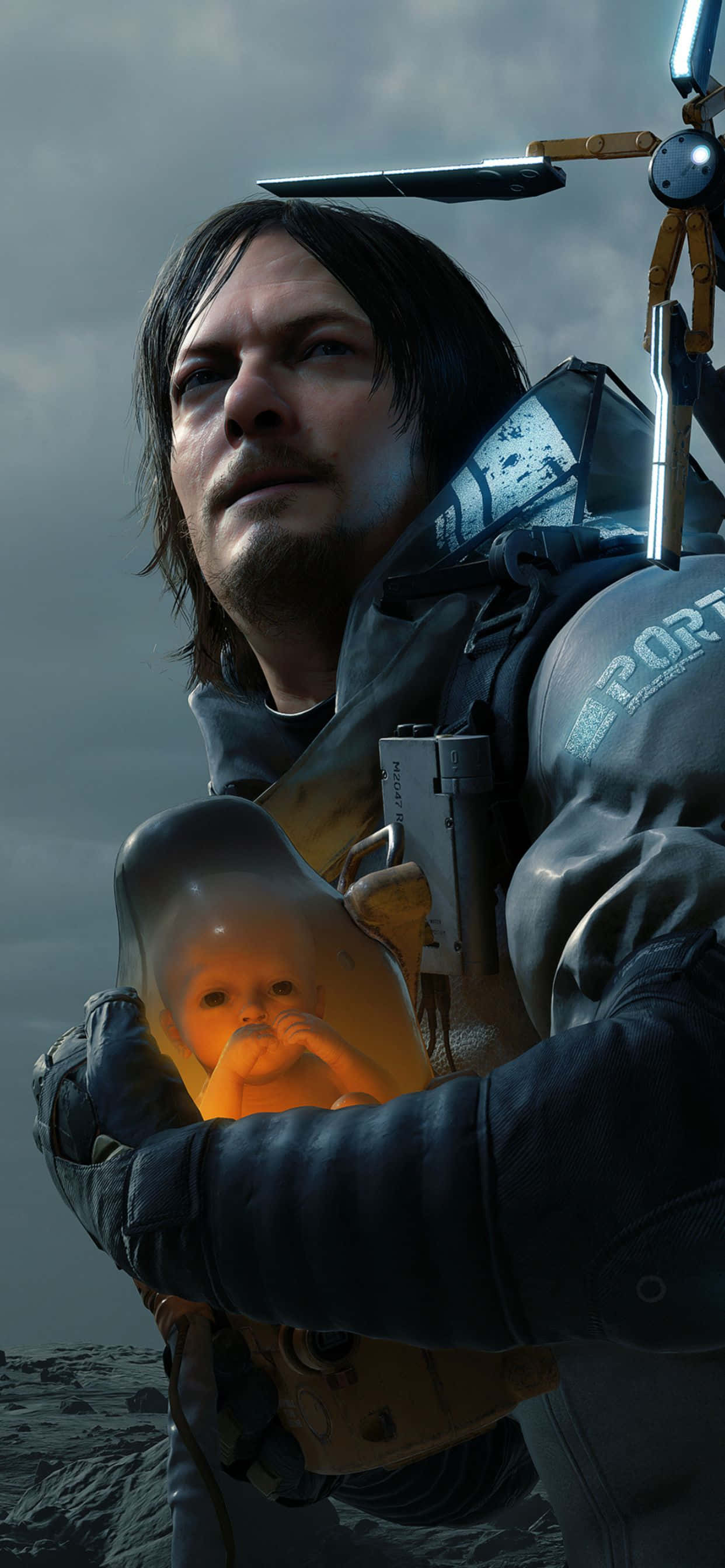 Maak Gereed om die Hoogverwagte Videospeletjie: Death Stranding op jou iPhone Xs Max te Speel Muurpapier