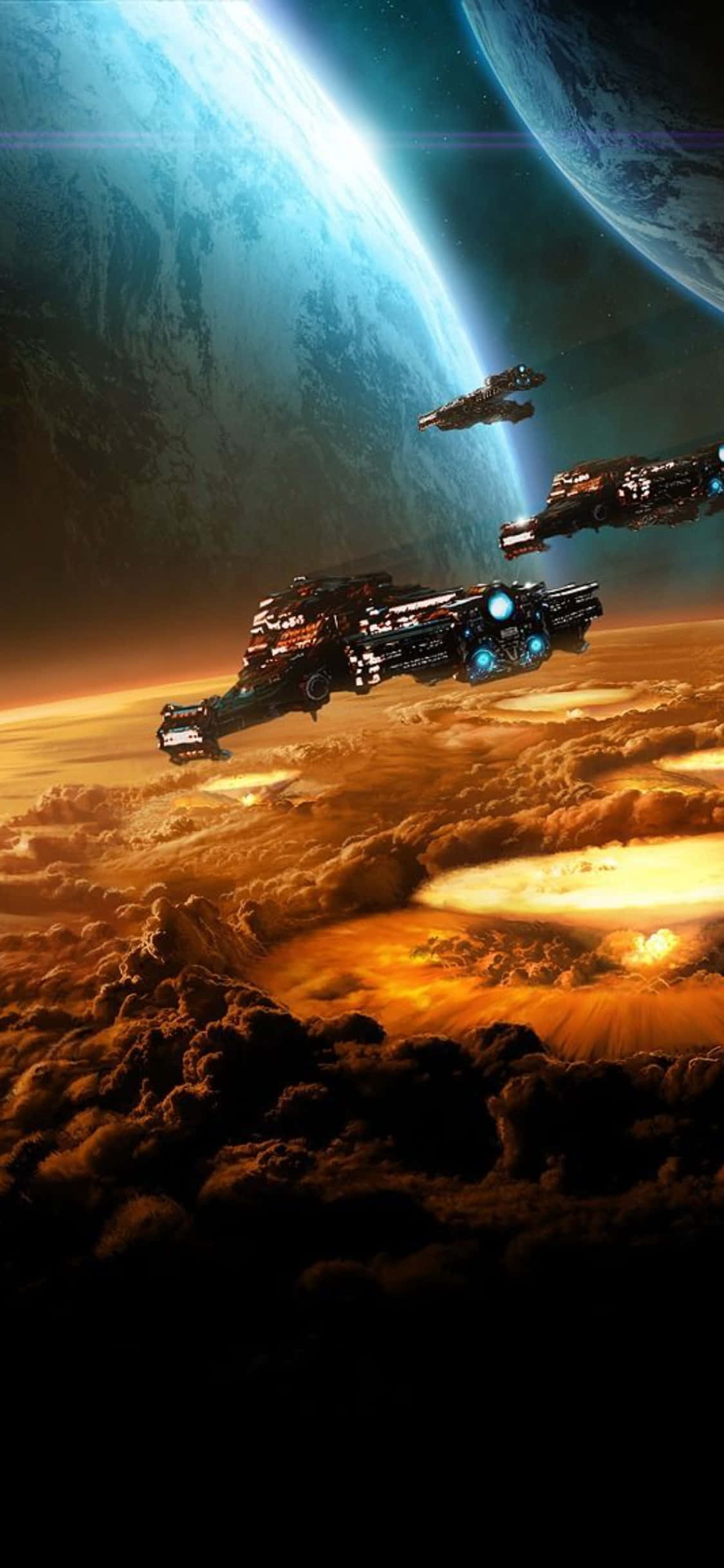 Maak Gereed om te Sloer met die iPhone X en Starcraft II Muurpapier
