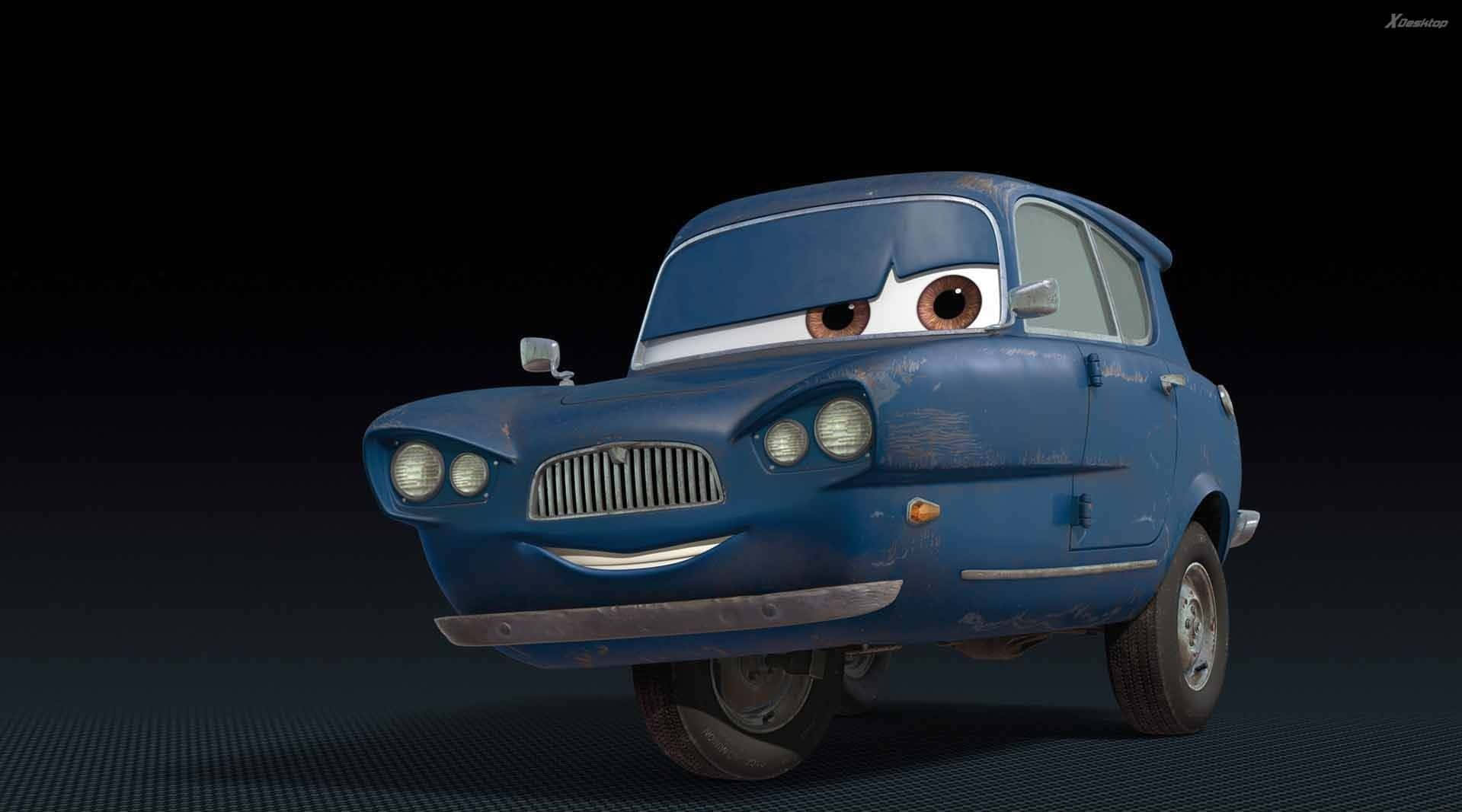 Maak gereed om te jaag saam met Lightning McQueen in Cars 2 Muurpapier