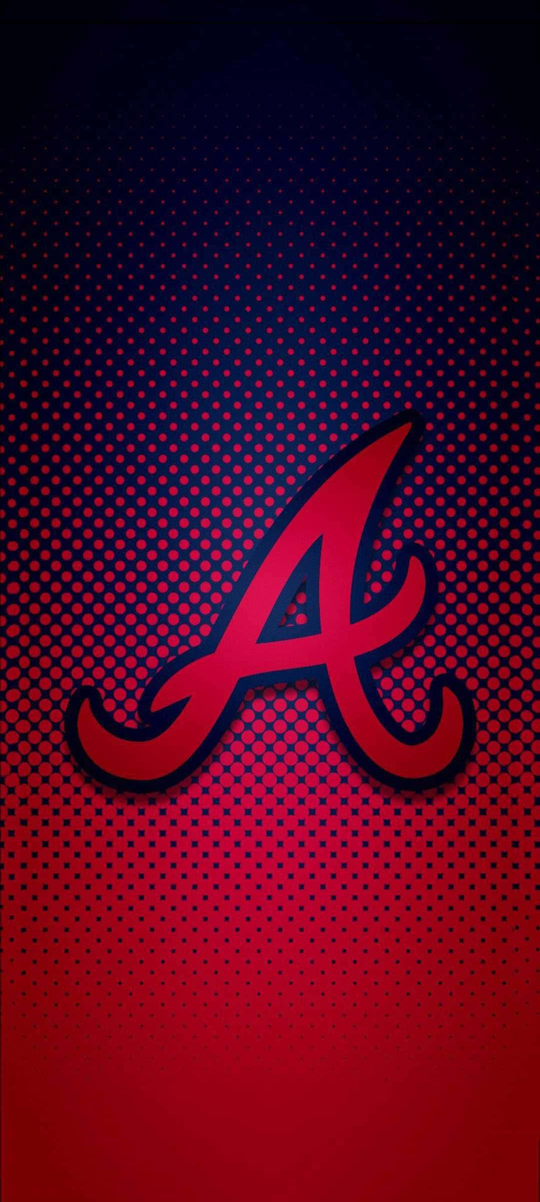 Maak Gereed Vir Die Braves Se Volgende Wedstryd Met Jou Atlanta Braves iPhone Muurpapier
