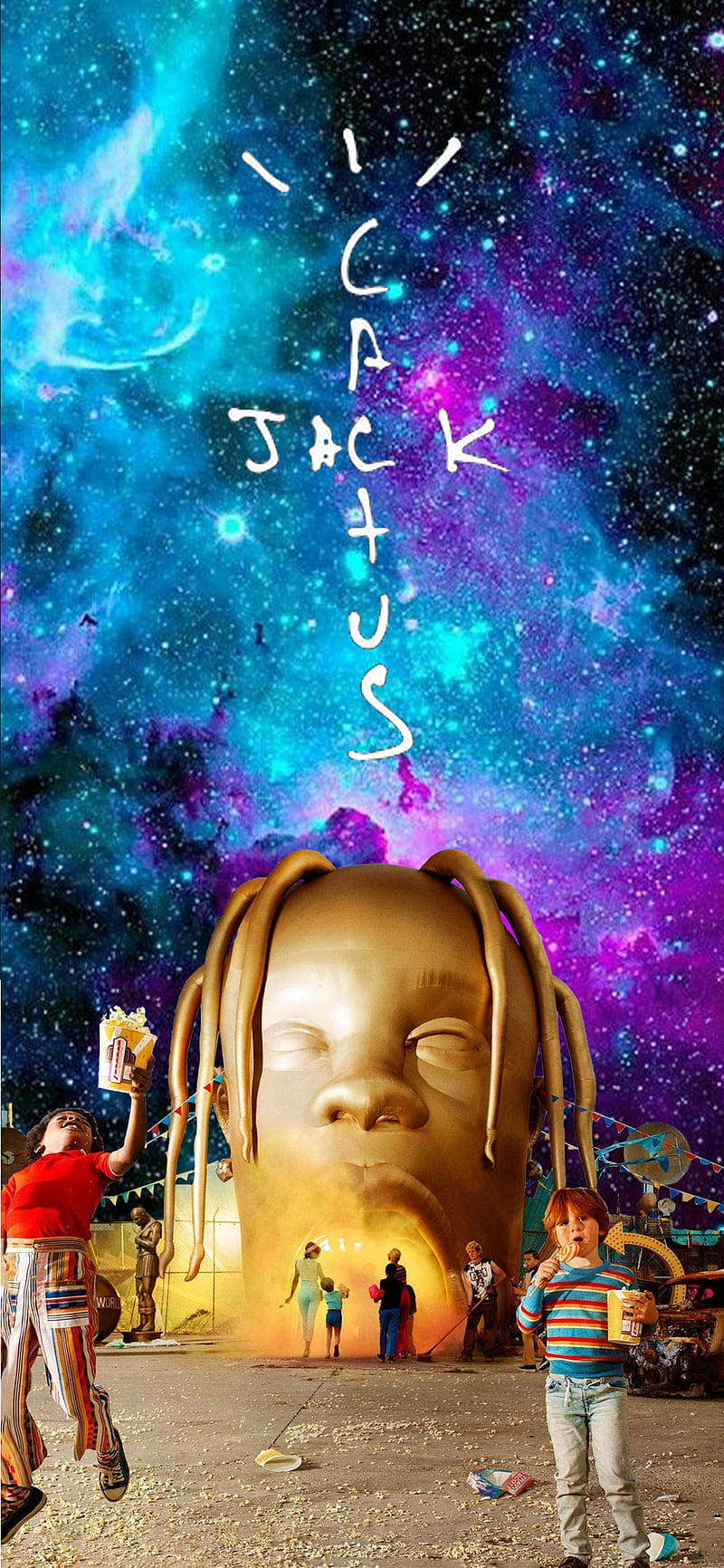 Maak gereed vir Astroworld met die nuwe iPhone! Muurpapier