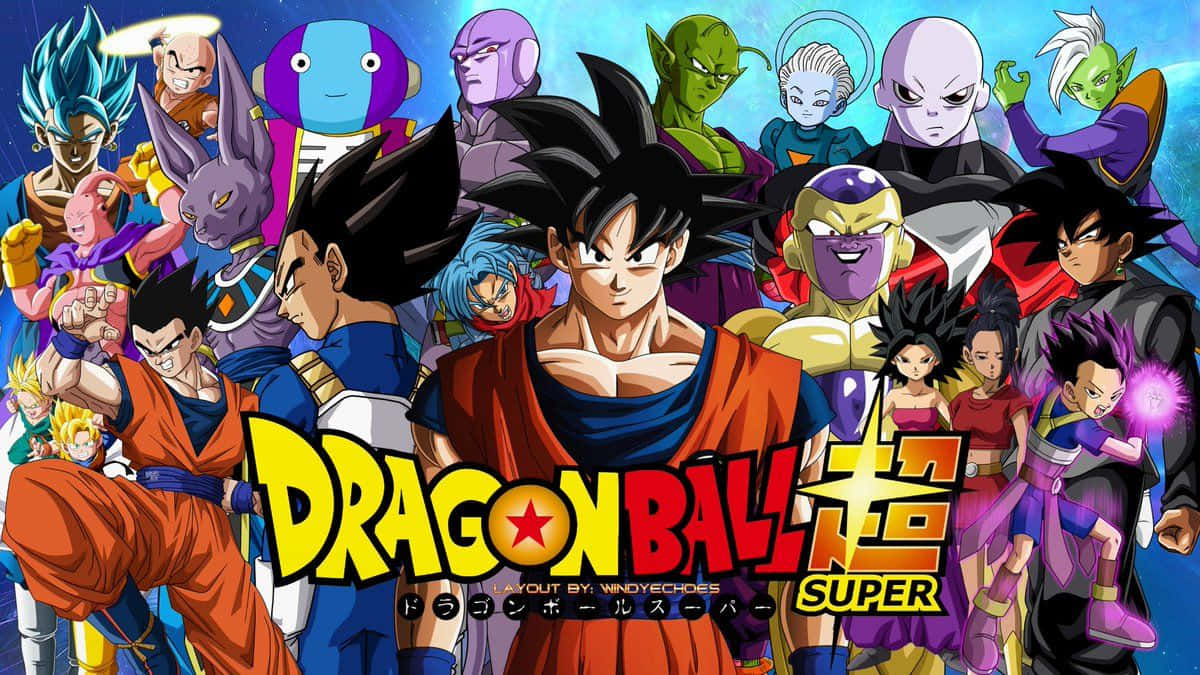 Maak Gereed Vir Aksie Met Dragon Ball Super Muurpapier