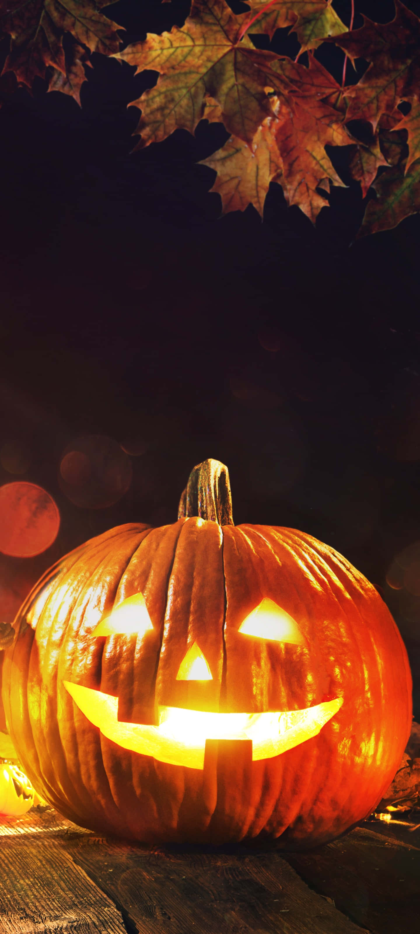 Maak gereed vir grillerige pret met hierdie Halloween-foonagtergrond! Muurpapier