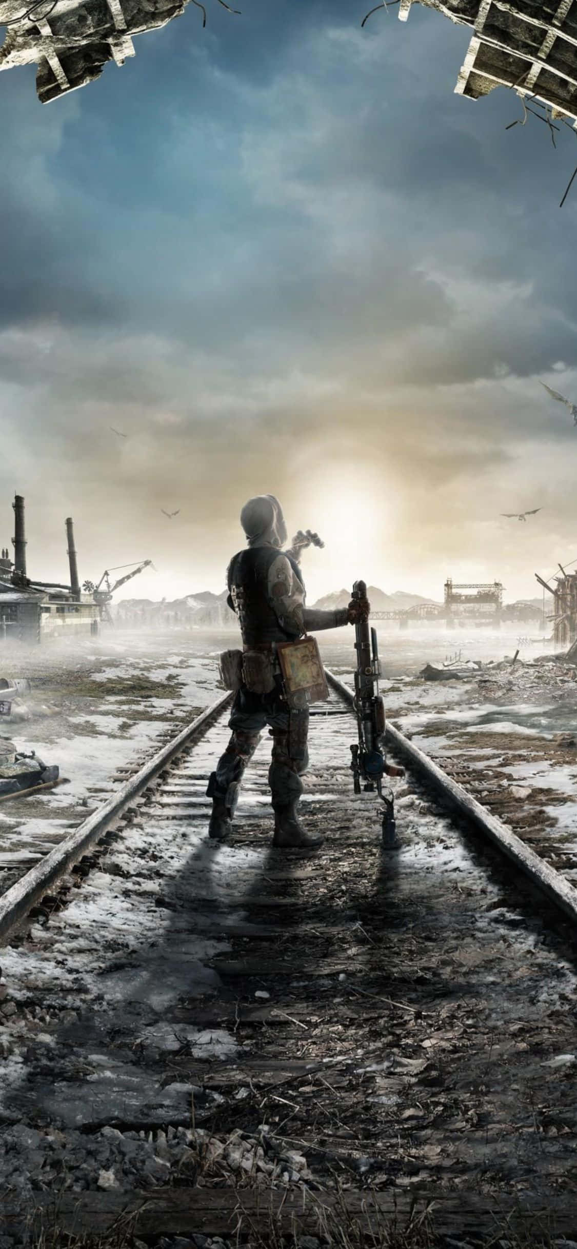 Maak gereed vir die begin van 'n apokaliptiese reis in Metro Exodus. Muurpapier