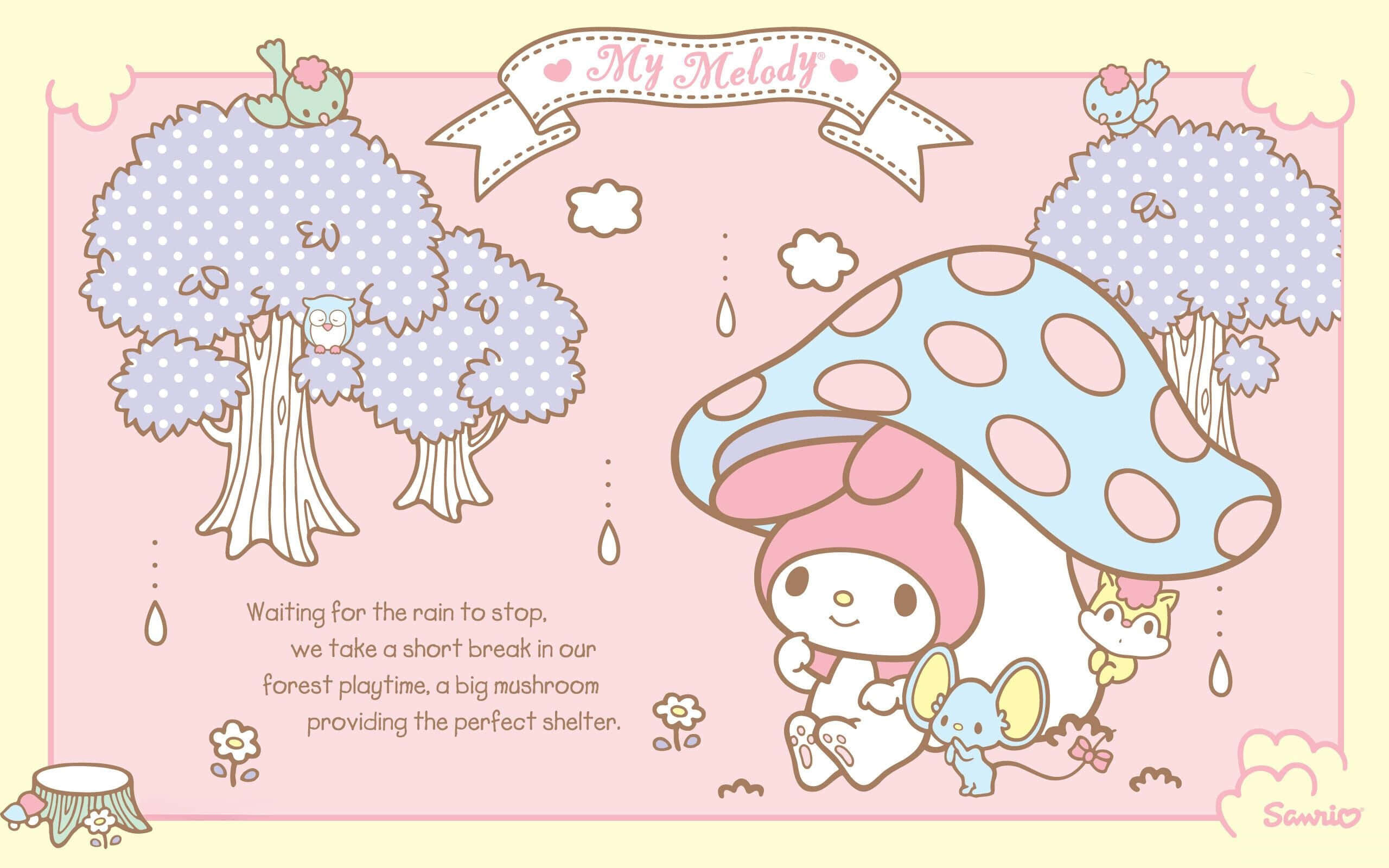 Maak gereed vir 'n pretgevulde dag met Sanrio! Muurpapier