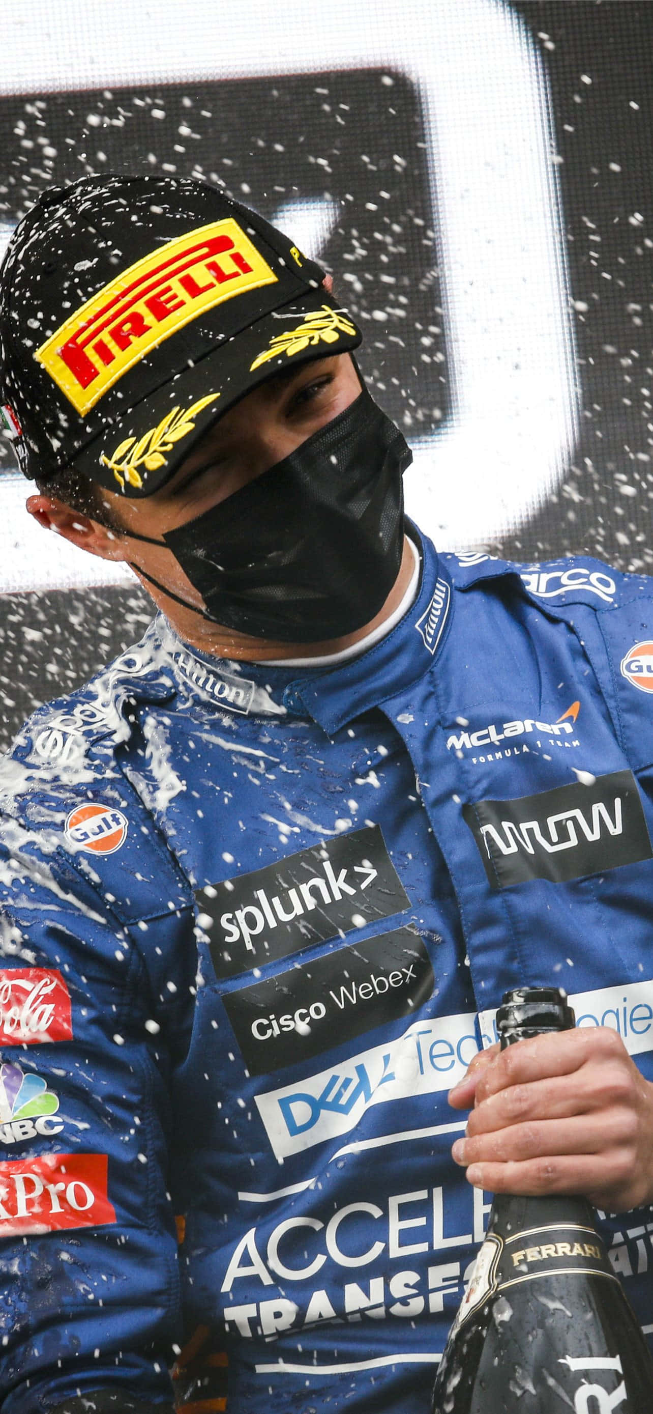 Maak gereed vir opwindende NASCAR-resies op jou iPhone Muurpapier