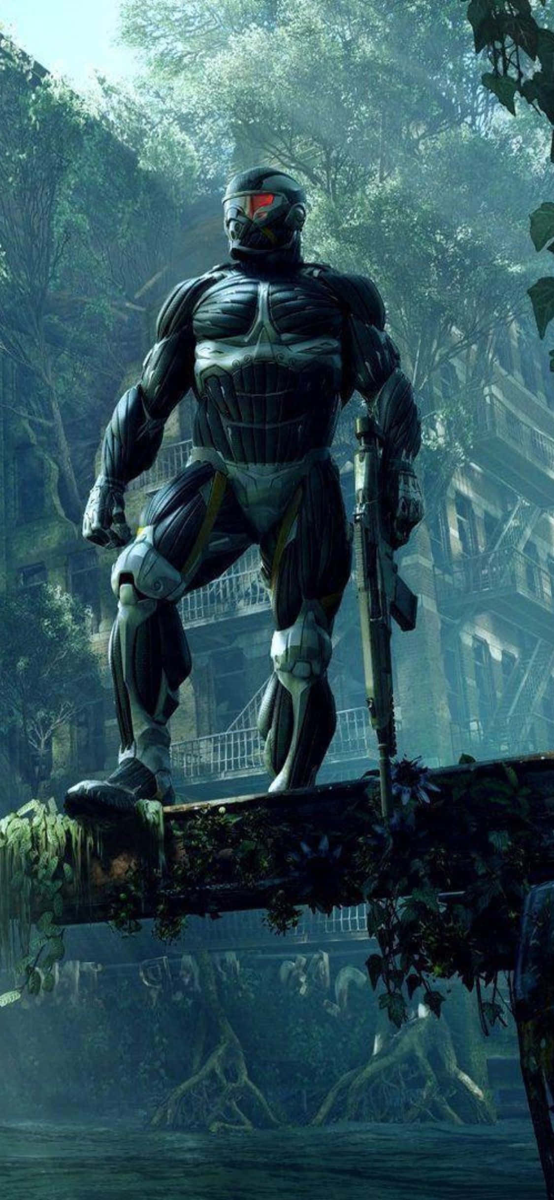 Maak Gereed vir 'n Epiese Avontuur met iPhone X en Crysis 3 Muurpapier