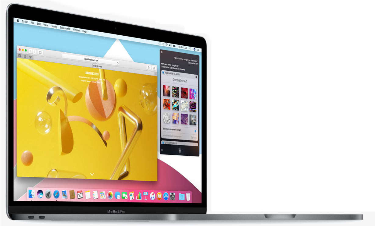 Mac Book Pro Dubbele Skerm Opstelling Muurpapier