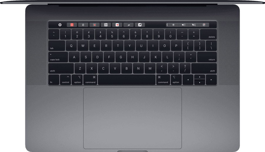 Mac Book Pro Sleutelbor Bo-aansig Muurpapier
