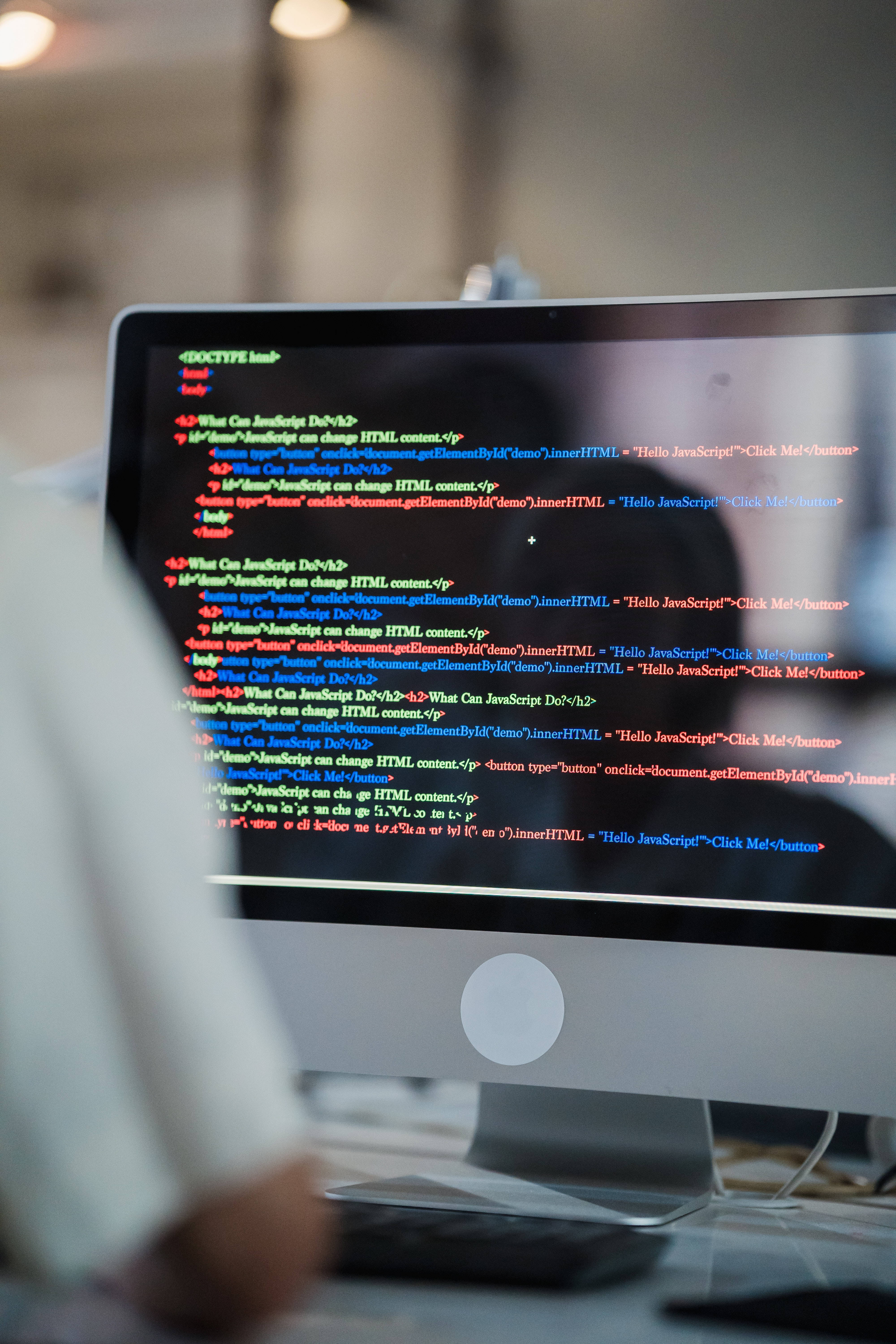 Mac Rekenaarskerm van Programeerder Muurpapier