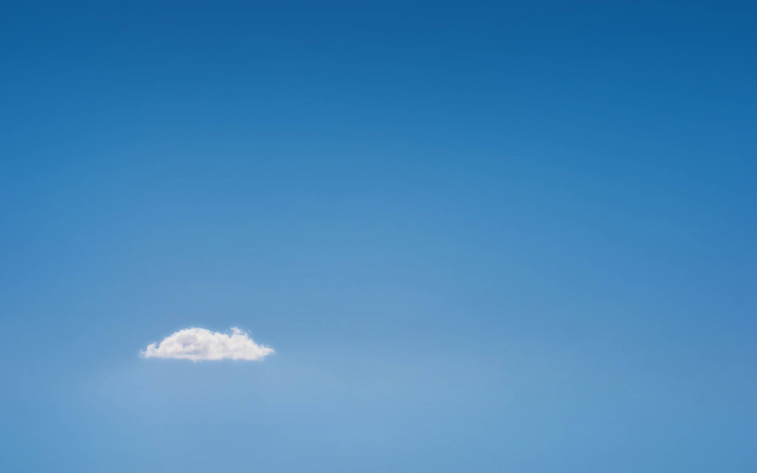 MacBook Air Eensame Wolk Muurpapier